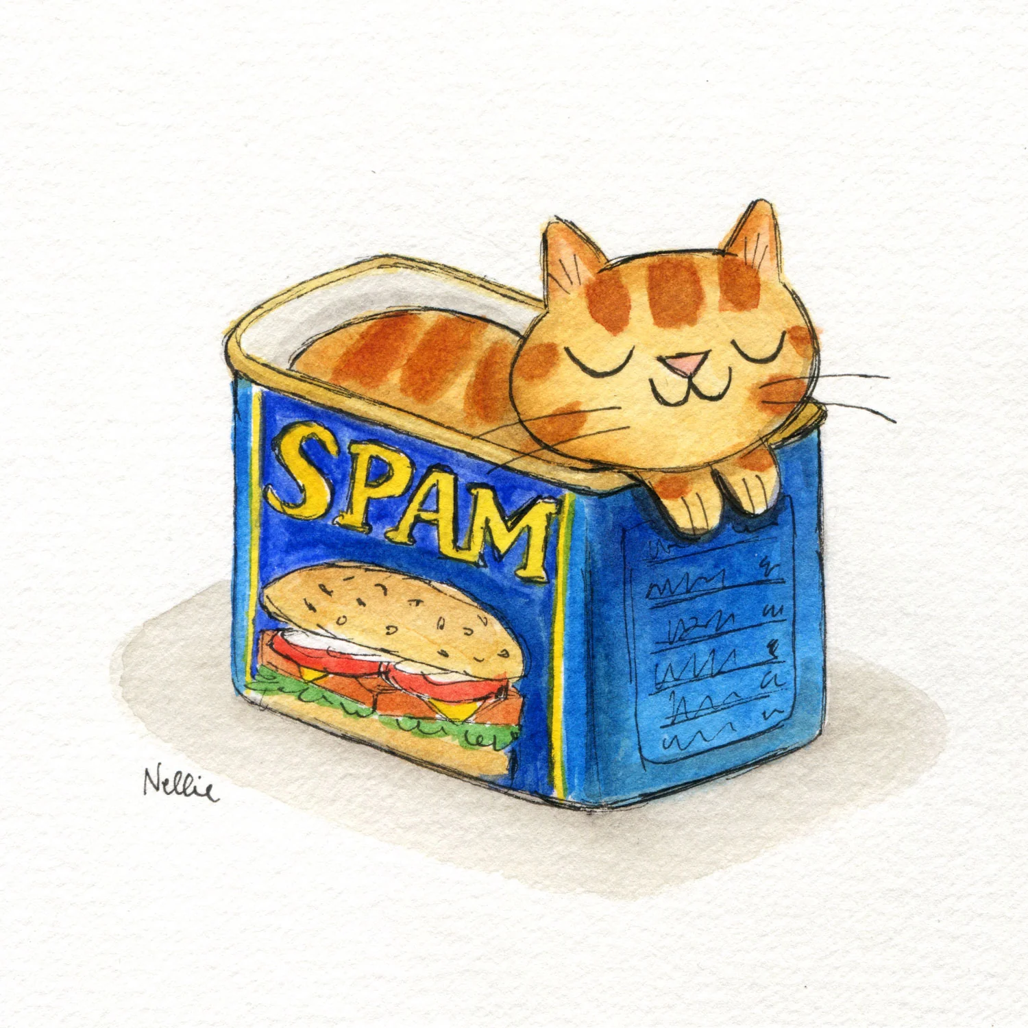 Rakugaki 7 (2025) - Nellie Le - "Spam Cat"