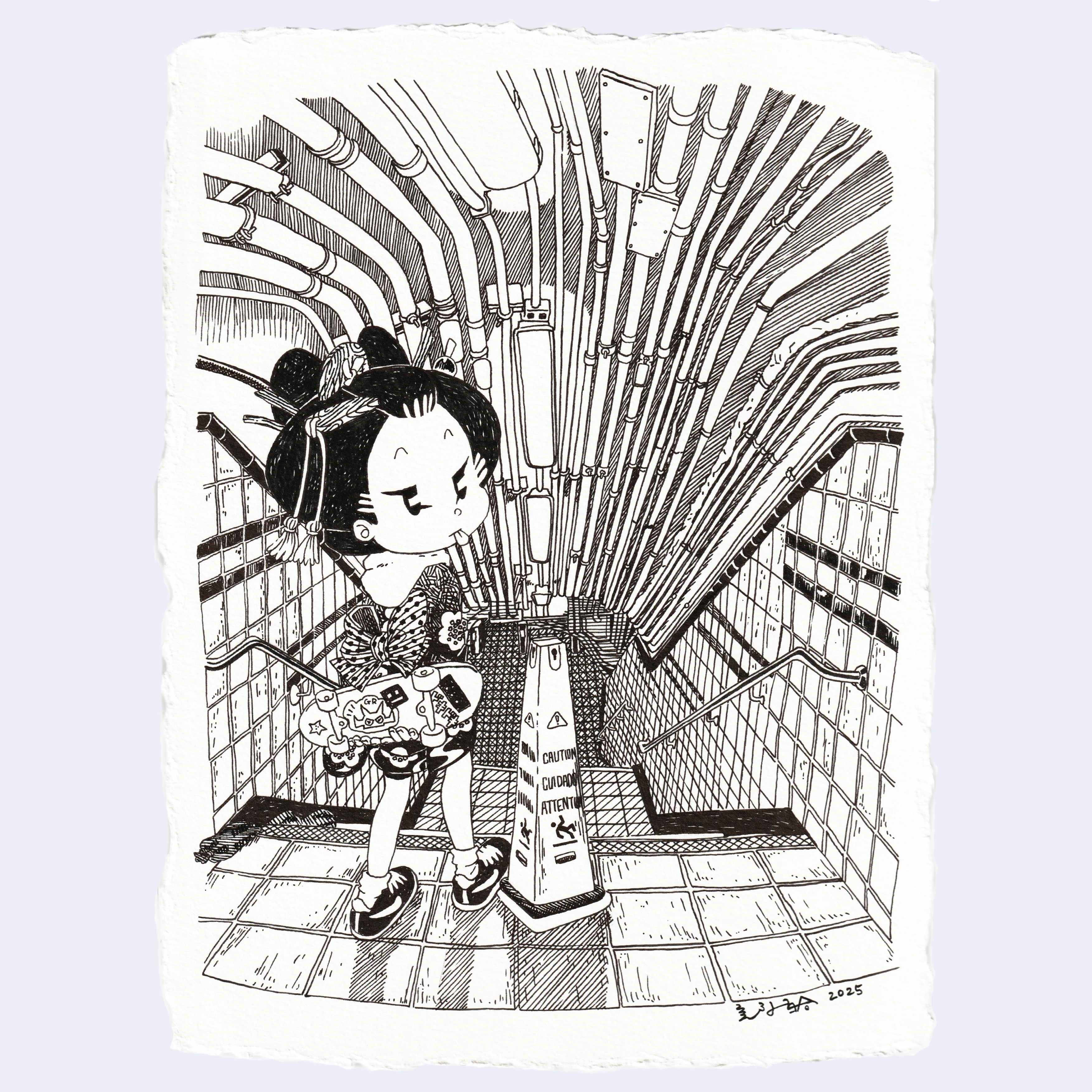 Rakugaki 7 (2025) - Shishidomia - "Down to the Rails..."