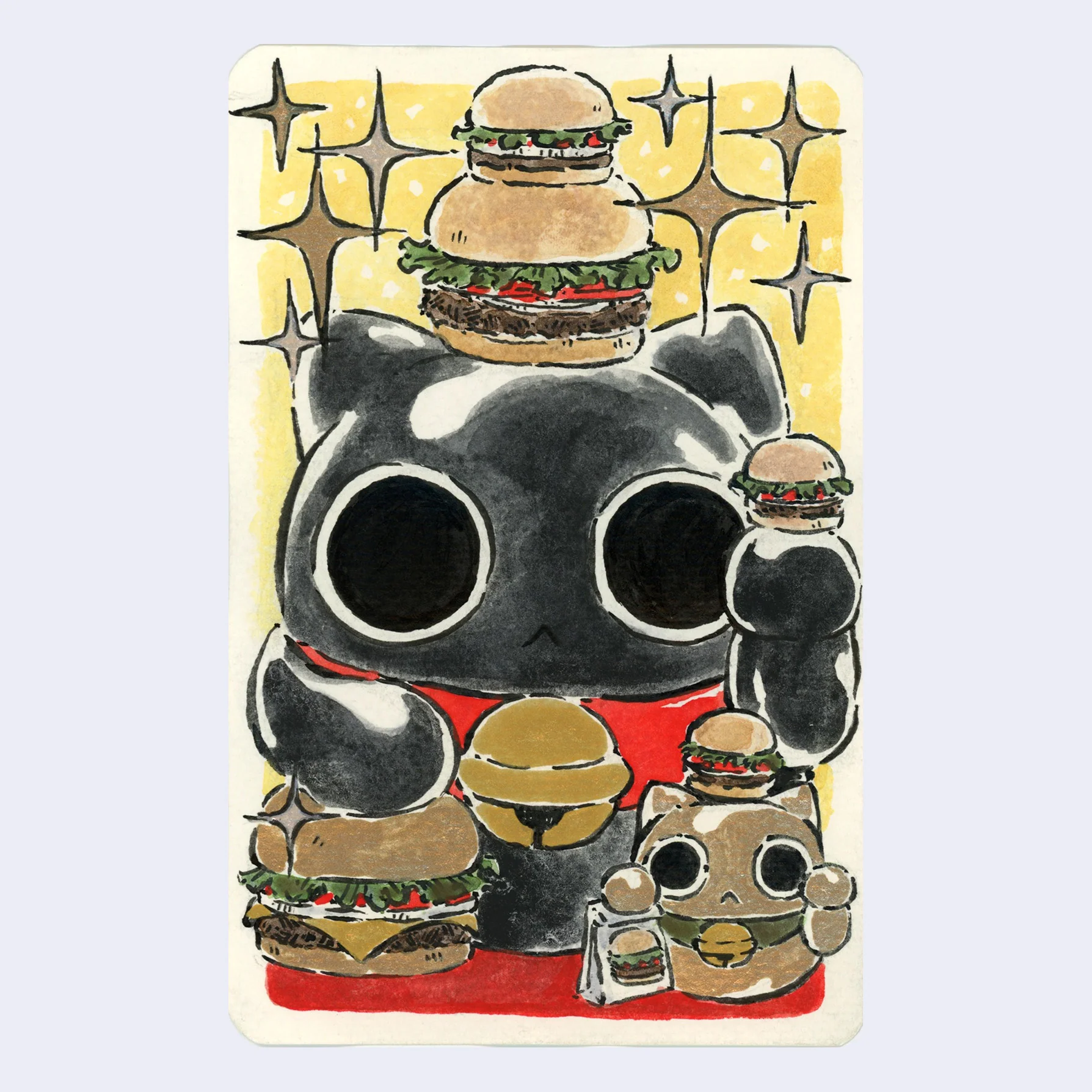 Rakugaki 7 (2025) - Kelly Yamagishi - "Burger Luck"
