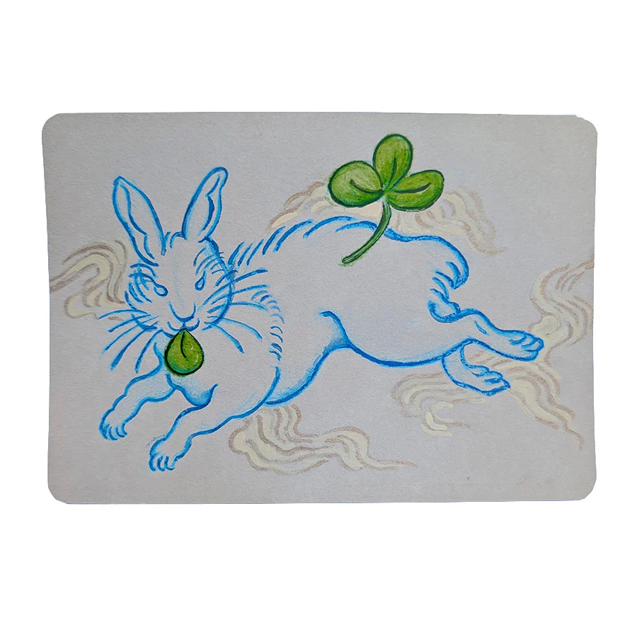 Rakugaki 8 (2026) - allthingswillbe - "Lucky Clover Rabbit"