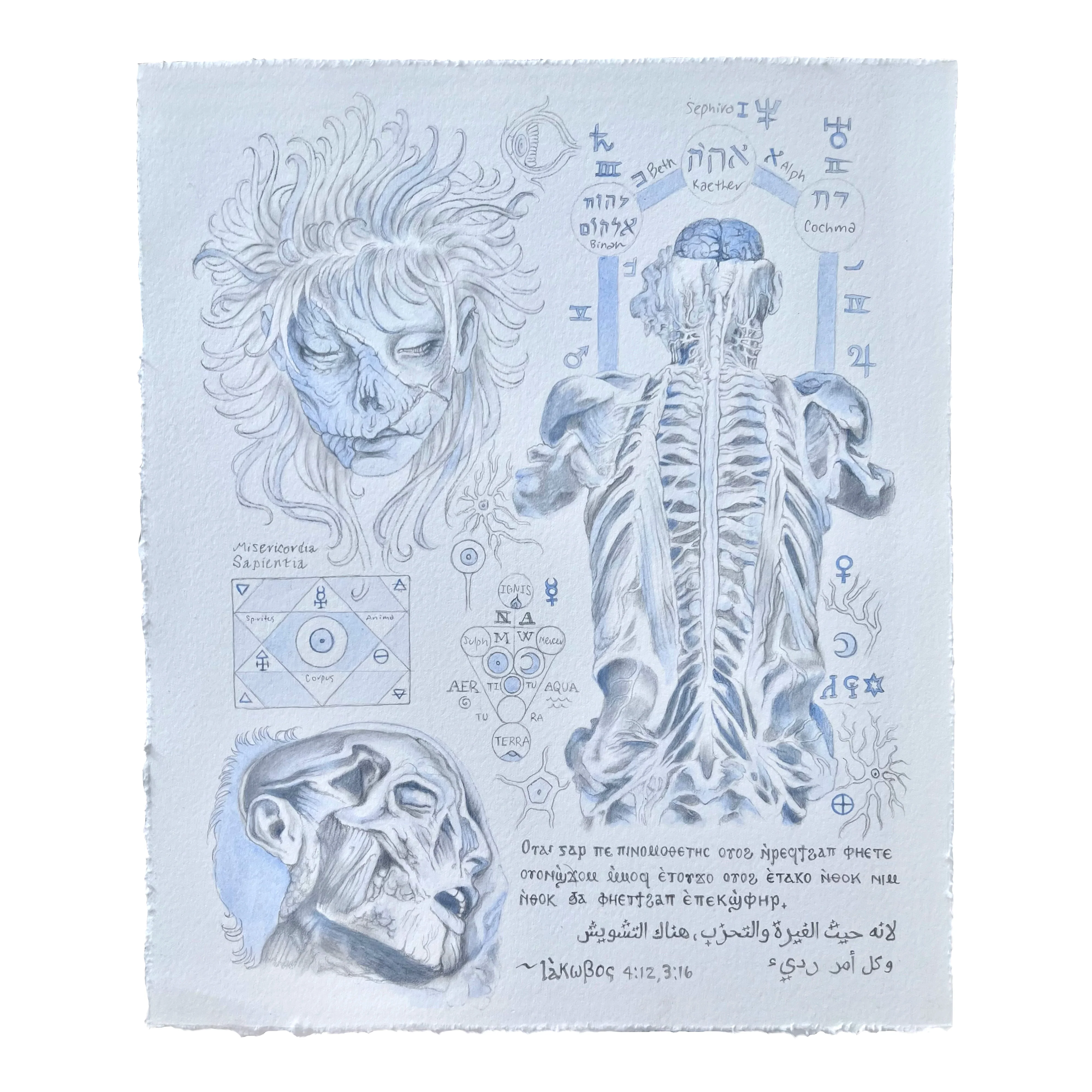 Rakugaki 8 (2026) - Angela Ramones - "Manuscript for Frankenstein"