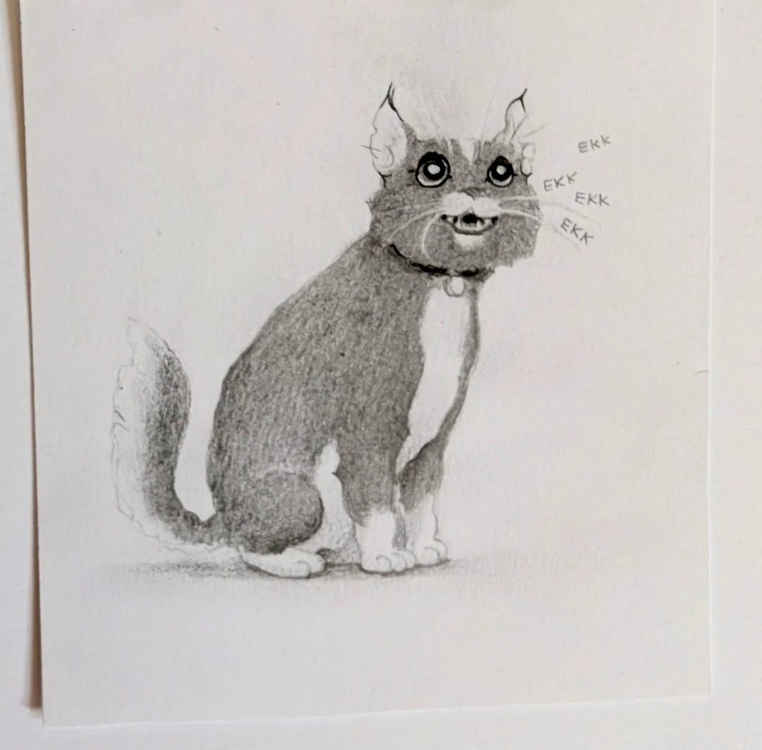 Rakugaki 8 (2026) - Cassia Lupo - "Ekk Ekk Cat 01"