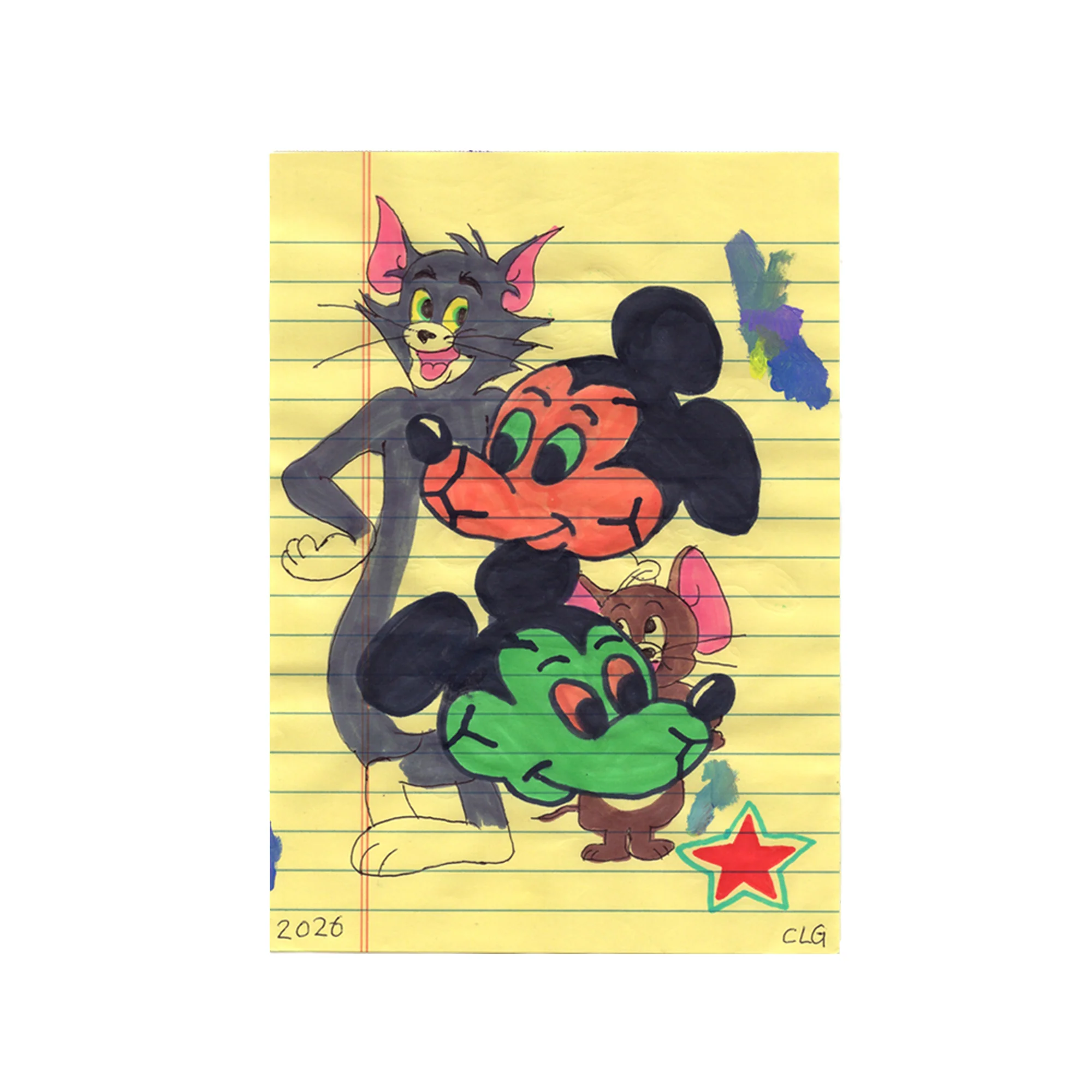 Rakugaki 8 (2026) - Christian Leon Guerrero - "Tom Jerry Mickey"