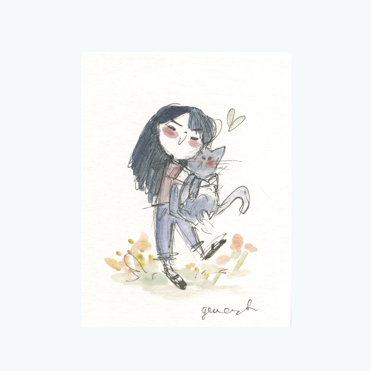 Rakugaki 8 (2026) - Genevieve Santos - "Kitty Hug"