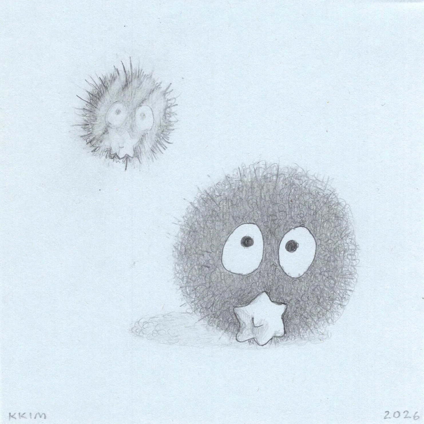 Rakugaki 8 (2026) - Kaylynn Kim - "Soot Sprite Sketch"