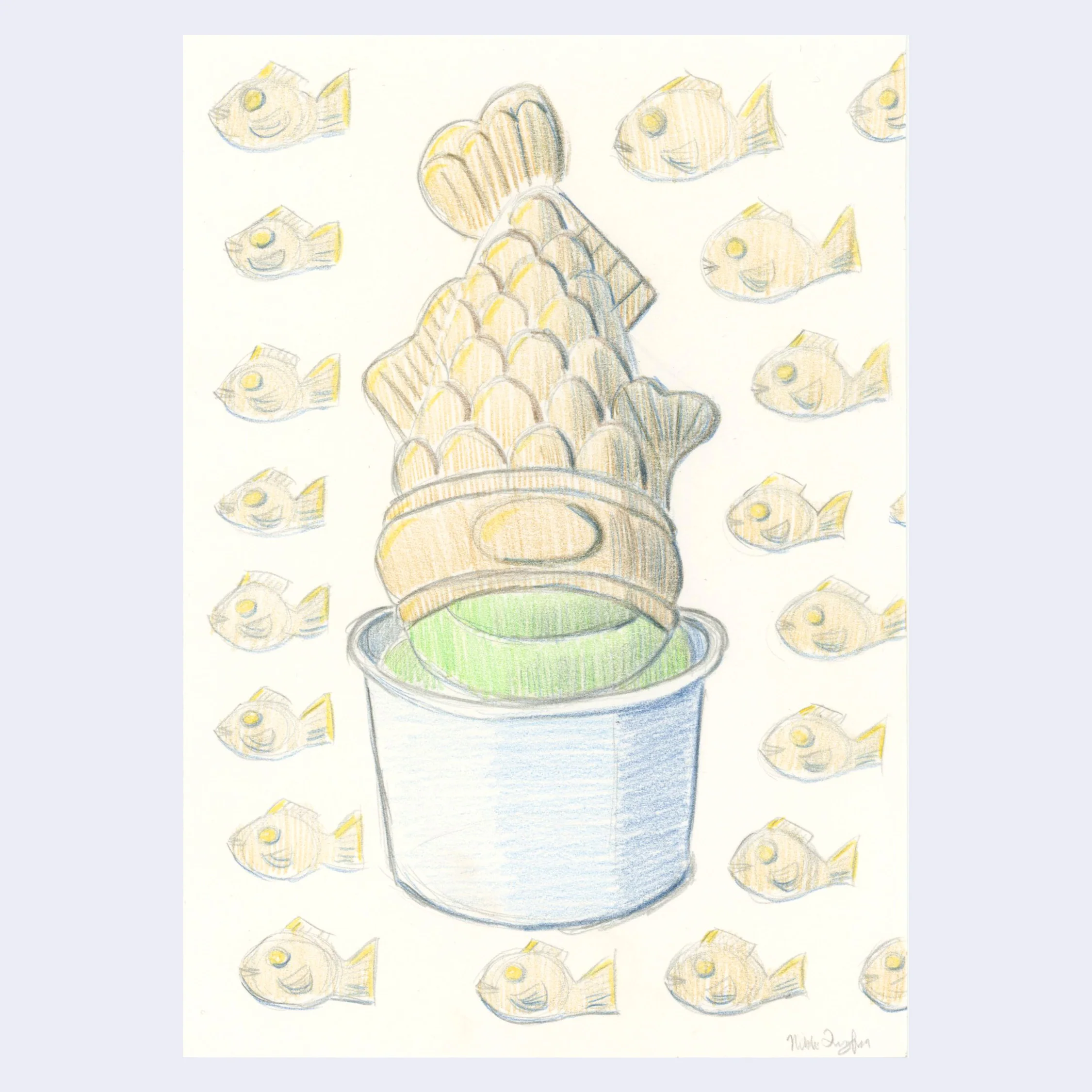 Rakugaki 8 (2026) - Nikki Longfish - "Taiyaki"