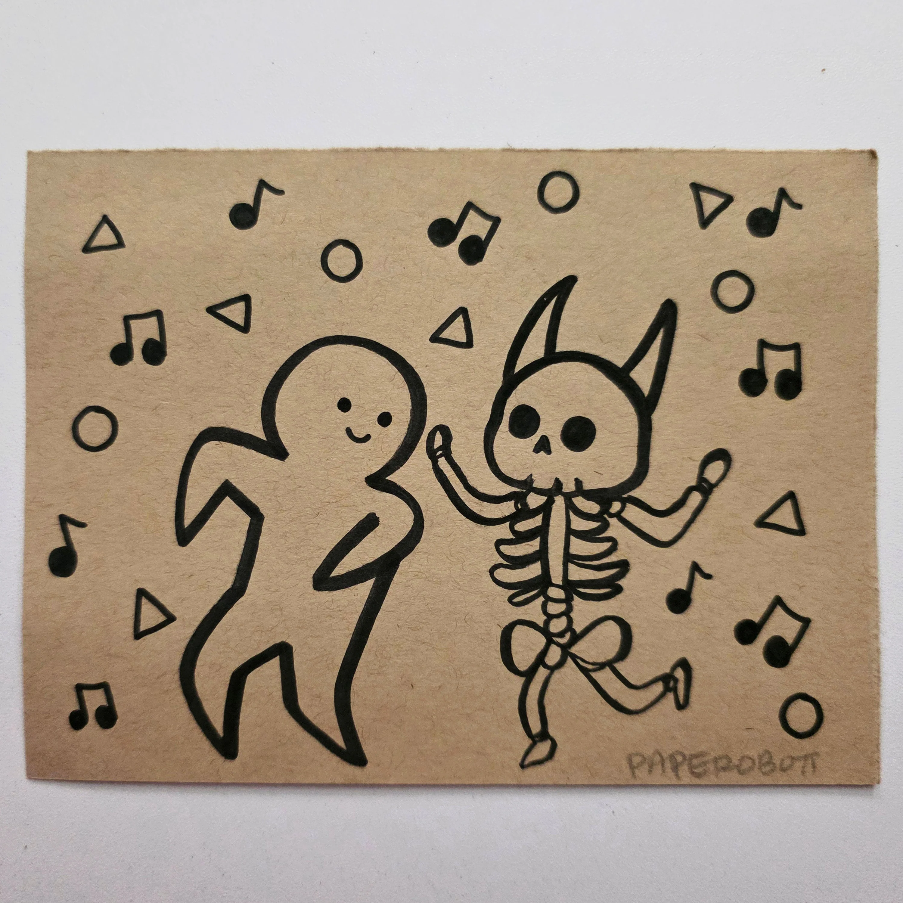 Rakugaki 8 (2026) - Paperobott - "Dancing with a Skeleton"