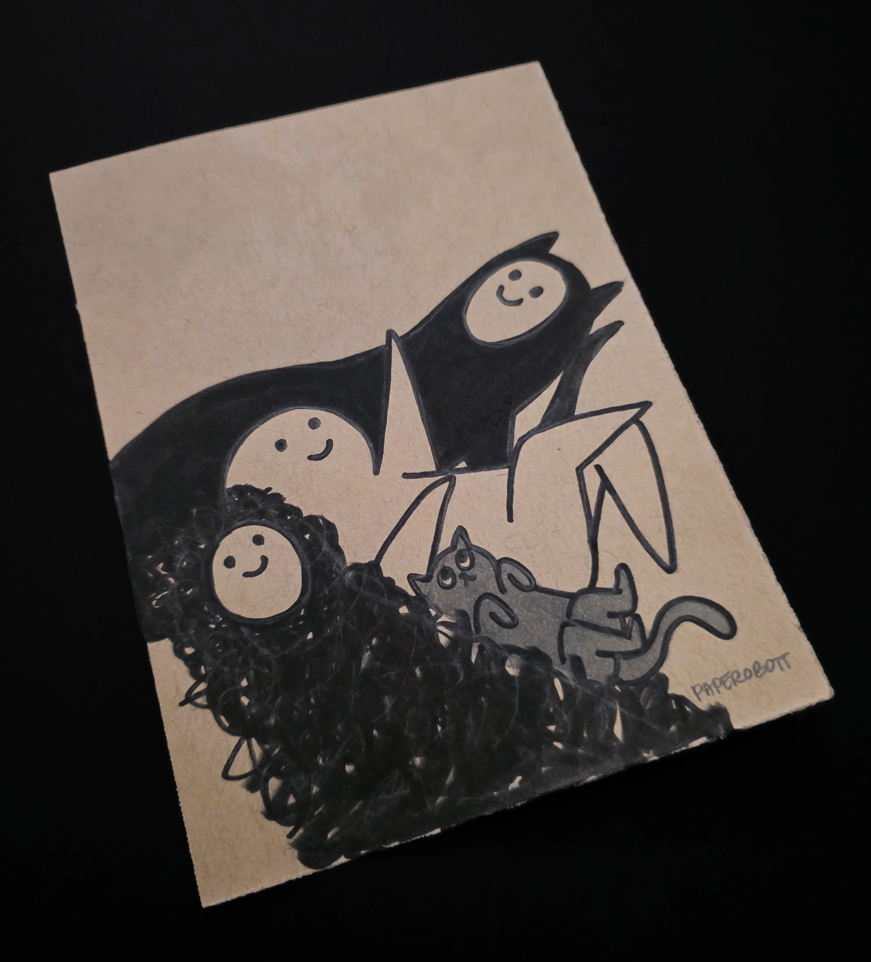 Rakugaki 8 (2026) - Paperobott - "Watching the Clouds with Friends" - Image 2