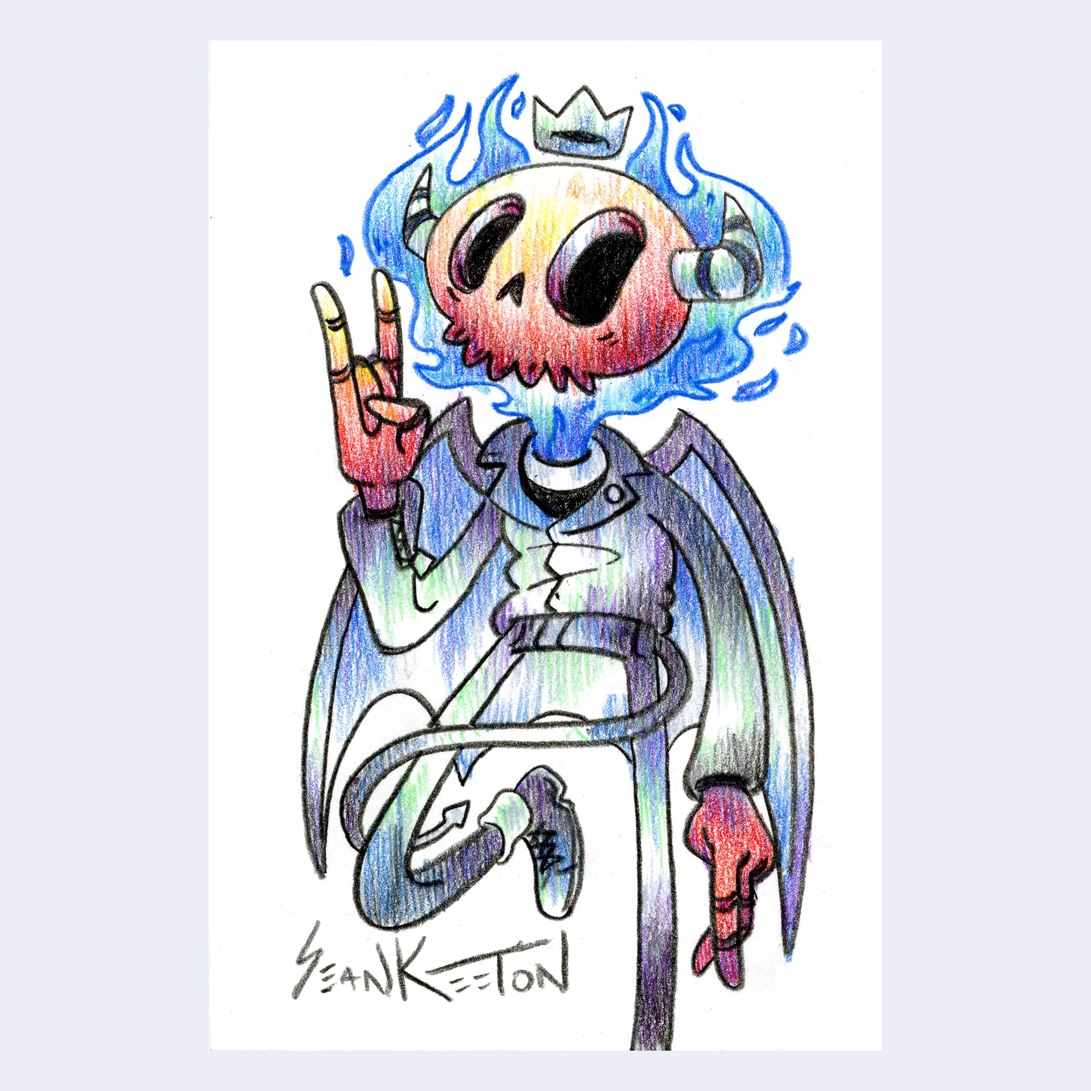 Rakugaki 8 (2026) - Sean Keeton - "Devil"