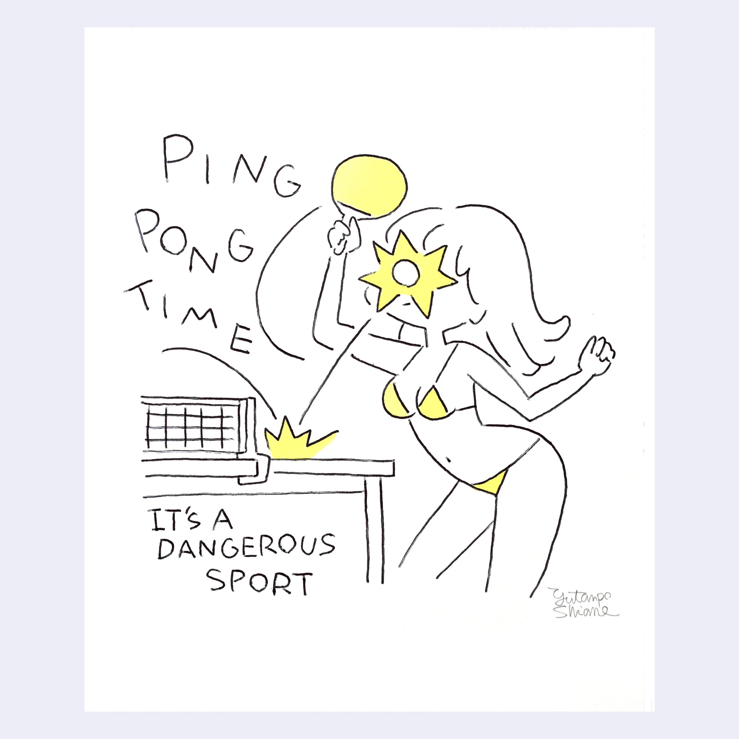 Rakugaki 8 (2026) - Yutanpo - "Ping Pong Time"