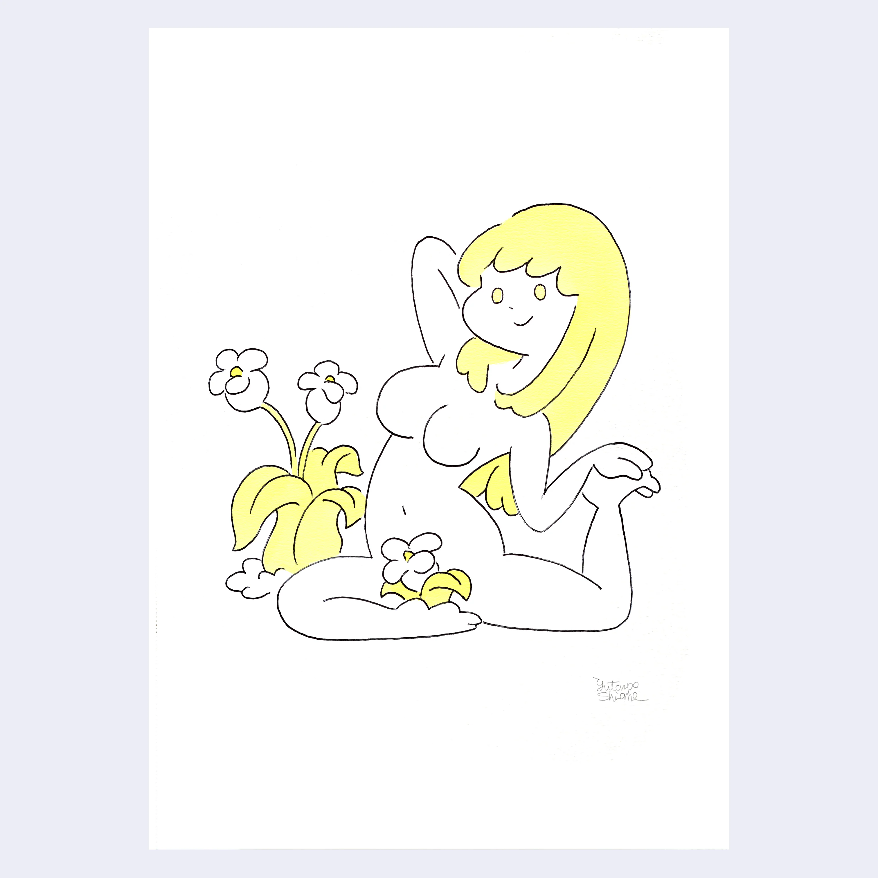 Rakugaki 8 (2026) - Yutanpo - "Three Flowers"