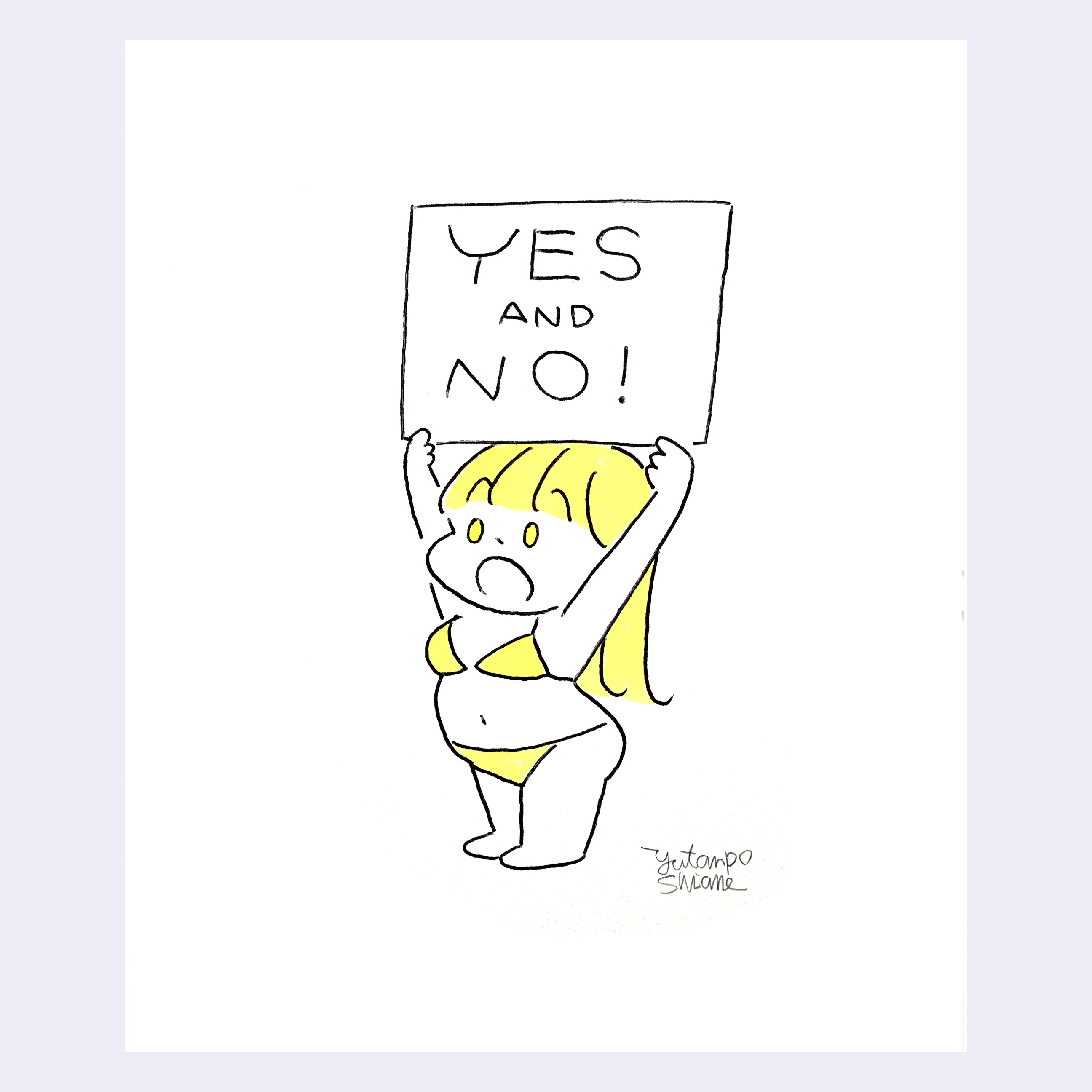 Rakugaki 8 (2026) - Yutanpo - "Yes & No!"