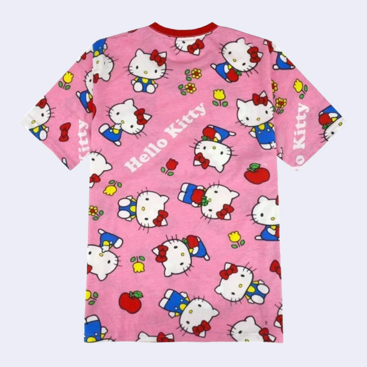 Sanrio - Hello Kitty All-Over-Pattern T-Shirt (Pink) - Image 2