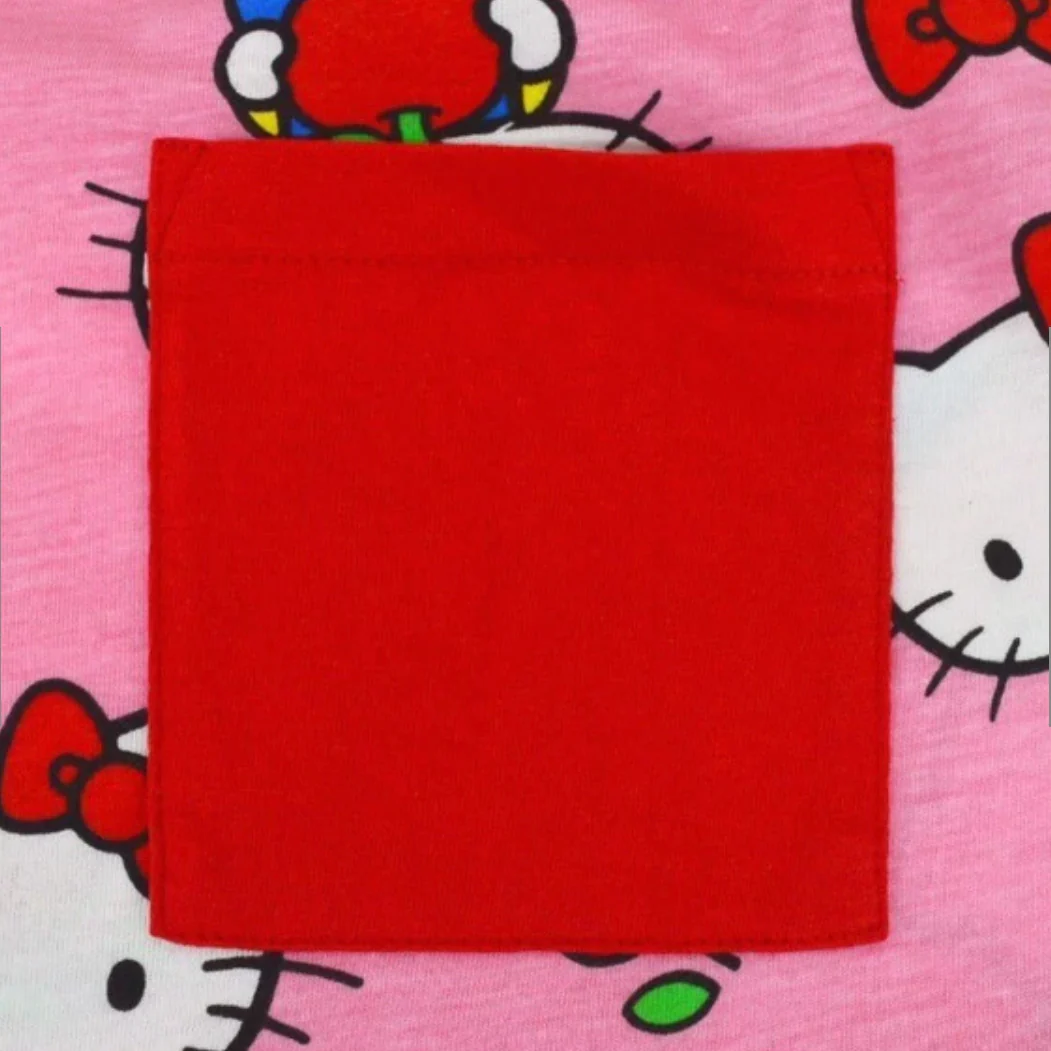 Sanrio - Hello Kitty All-Over-Pattern T-Shirt (Pink) - Image 3