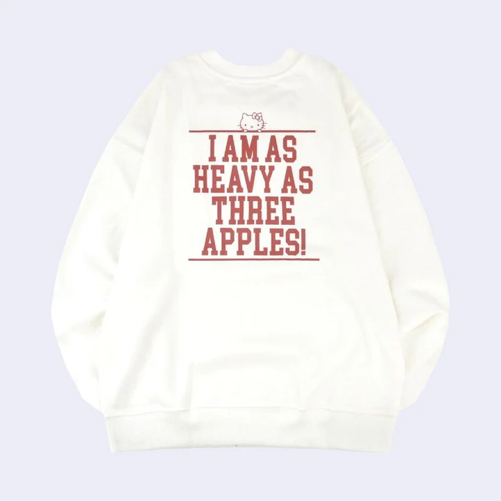 Sanrio - Hello Kitty Apple Sweatshirt (White) - Image 2