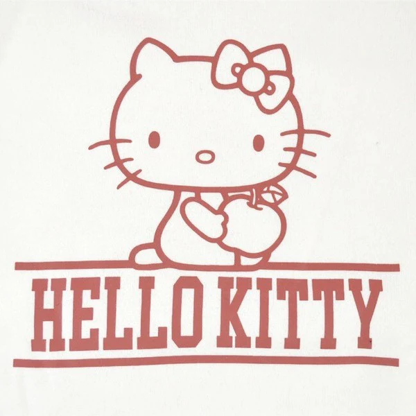 Sanrio - Hello Kitty Apple Sweatshirt (White) - Image 3