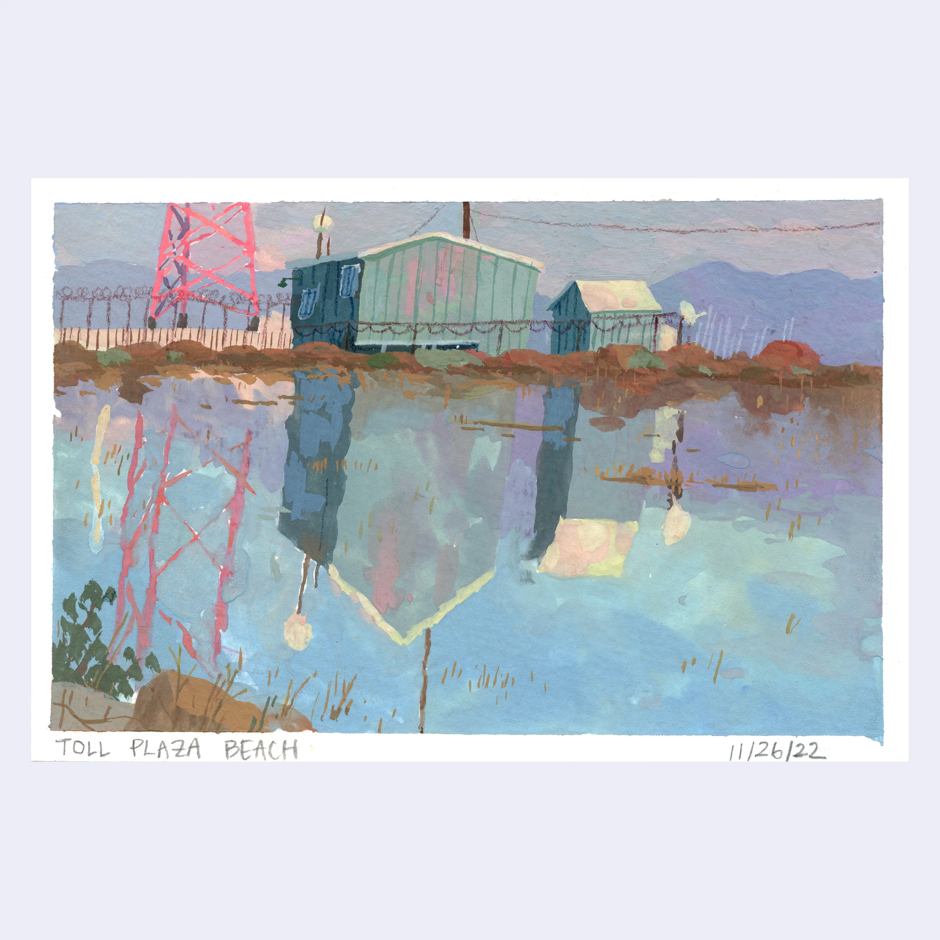 Sitting Outside 2 - Elaine Wu - #04 - "Toll Plaza Beach"