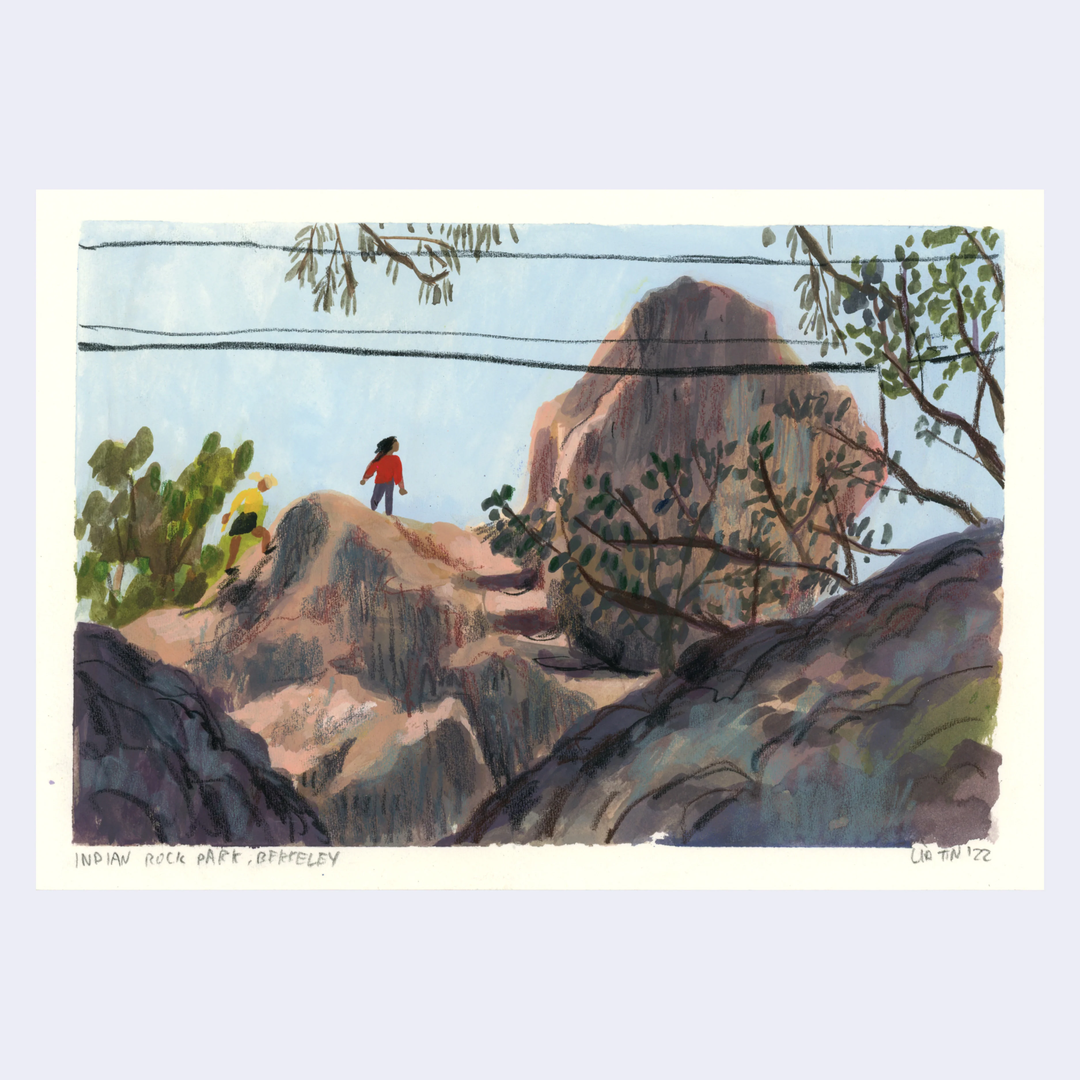 Sitting Outside 2 - Lia Tin - #06 - "Indian Rock Park"