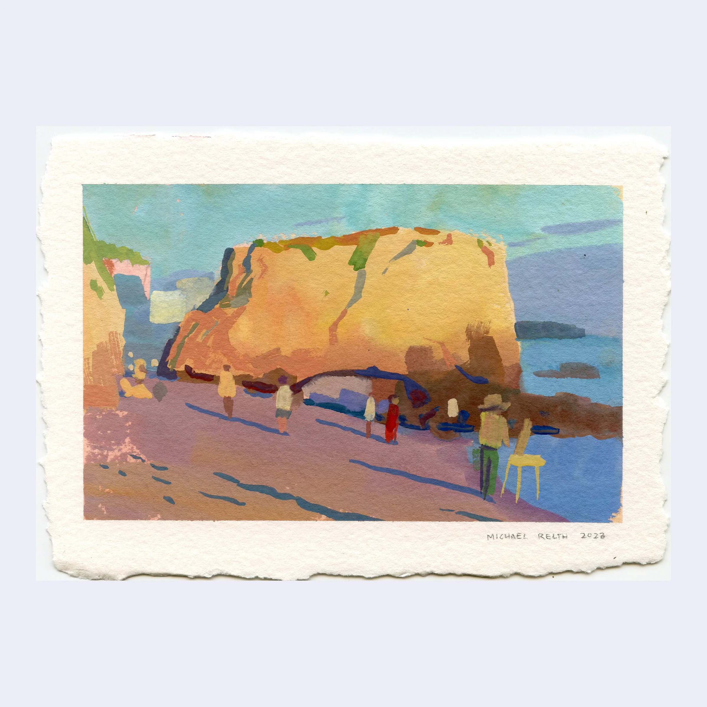 Sitting Outside 2 - Michael Relth - #04 - "El Matador Day. Sunset"
