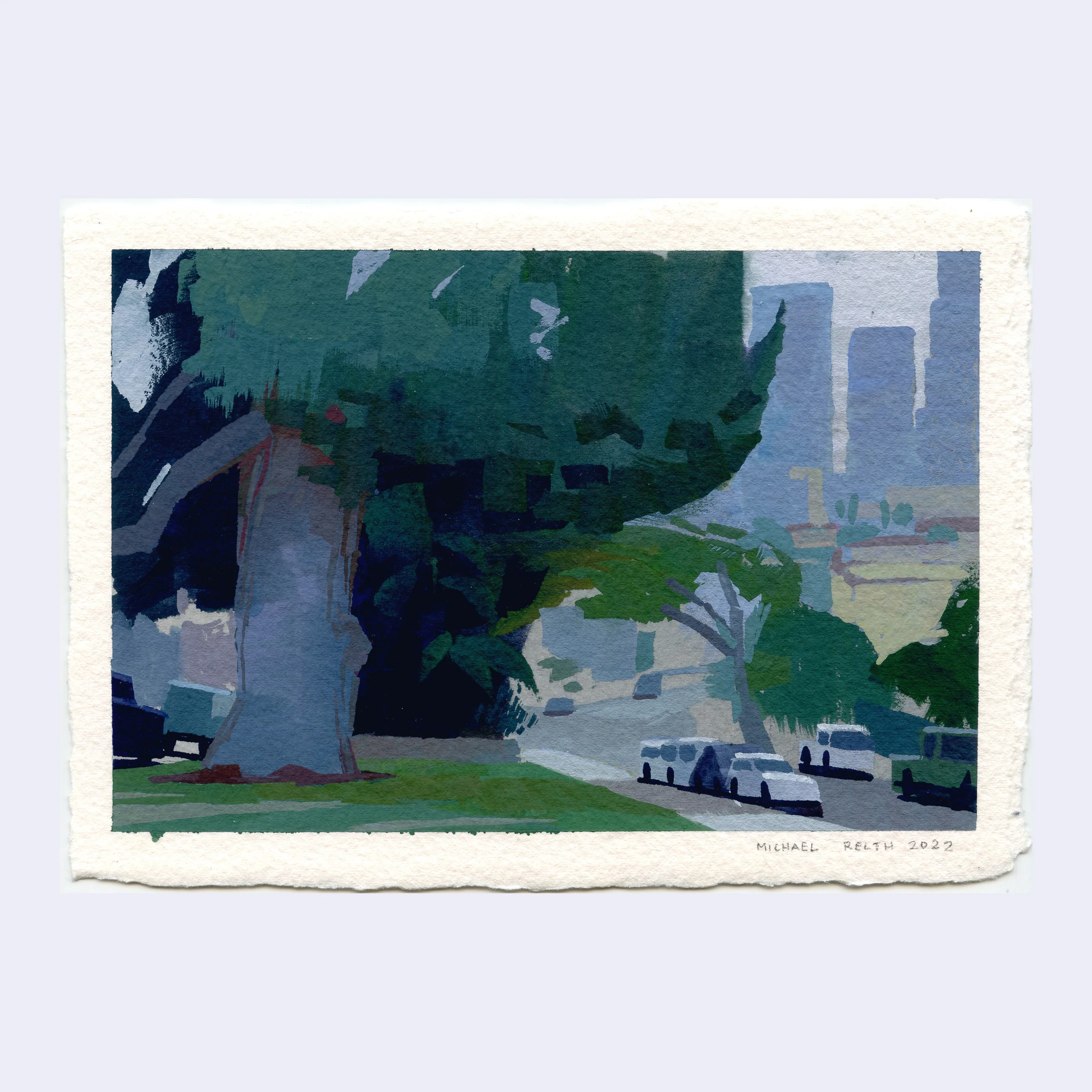 Sitting Outside 2 - Michael Relth - #12 - "Everett Park Views"