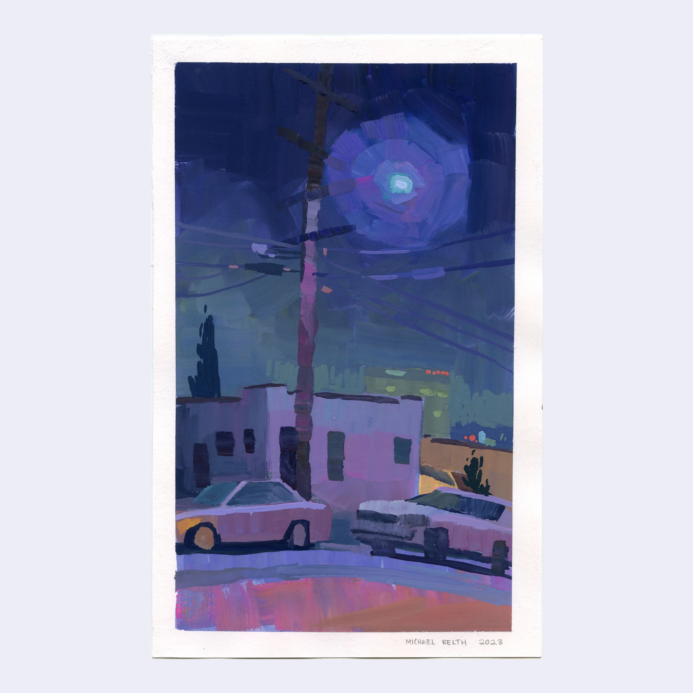 Sitting Outside 2 - Michael Relth - #06 - "Scott Blue Light Nocturne"