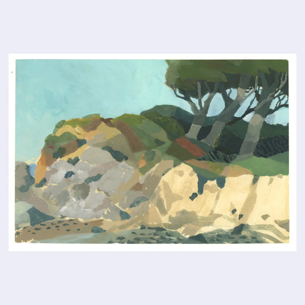 Sitting Outside 2 - Mike Dutton - #01 - "January Beach Day, Dillon Beach, CA"