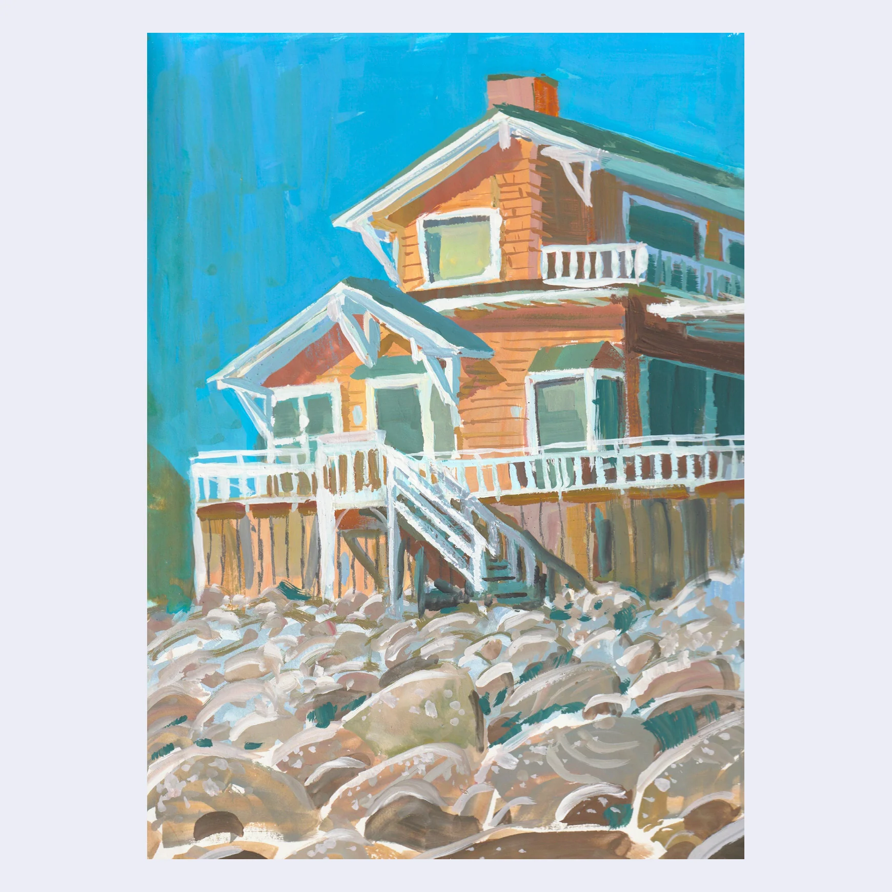 Sitting Outside 2 - Nicholas Kennedy - #04 - "Malibu House"