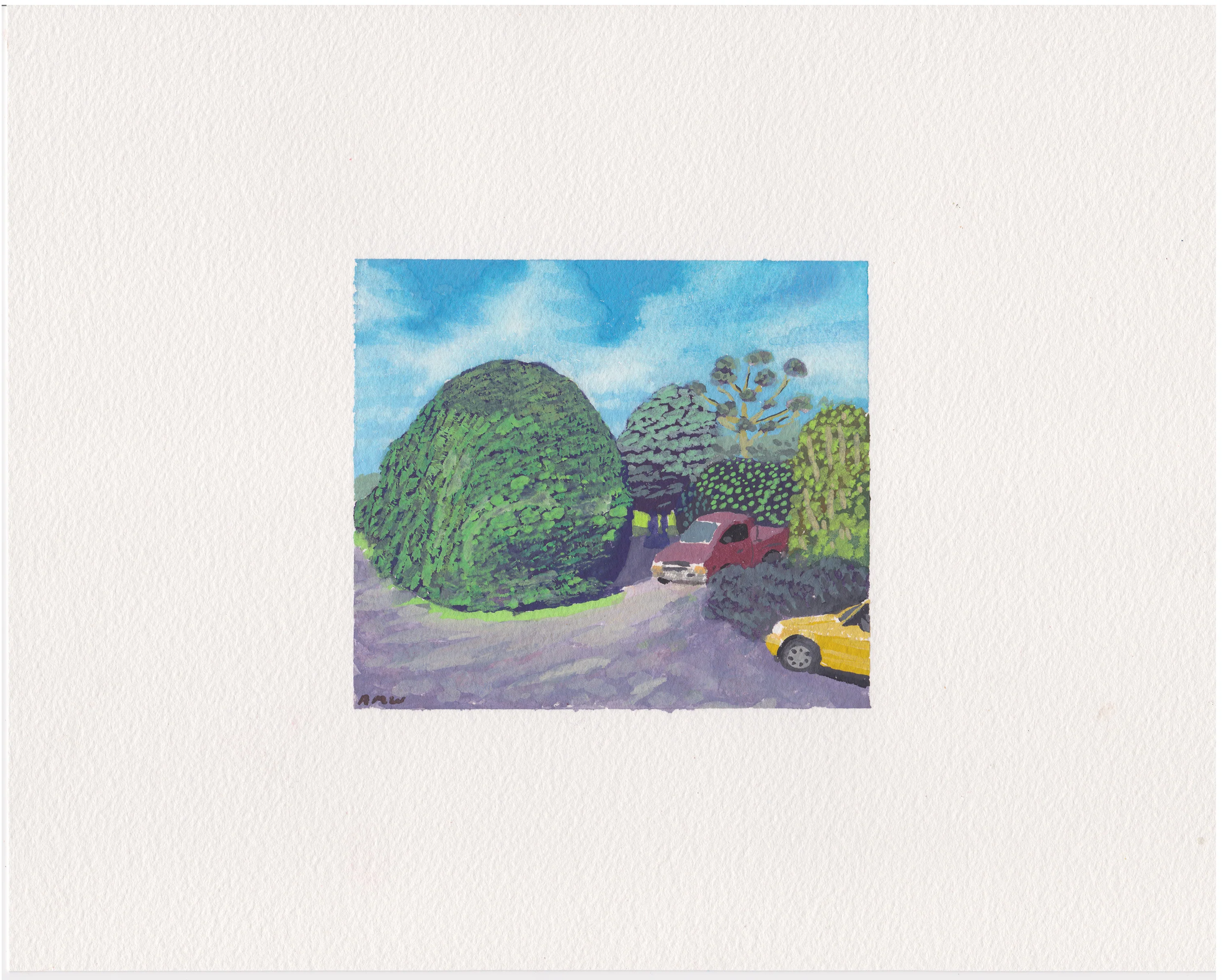 Sitting Outside 2 - Rob Moss Wilson - #06 - "Bolinas Hedges" - Image 2