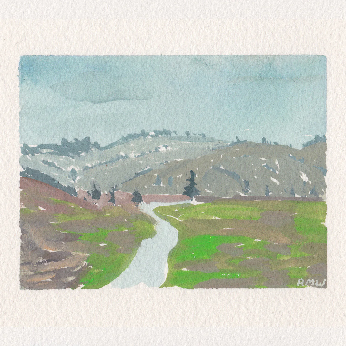 Sitting Outside 2 - Rob Moss Wilson - #01 - "Forest Knolls"