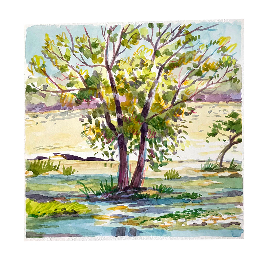 Sitting Outside III - #91 - Chalky Wong - "LA River"
