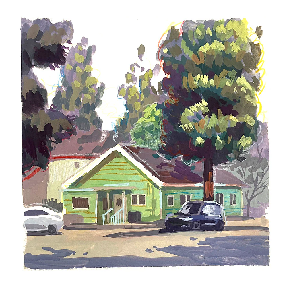 Sitting Outside III - #88 - Chalky Wong - "Overcast on Glenoaks"