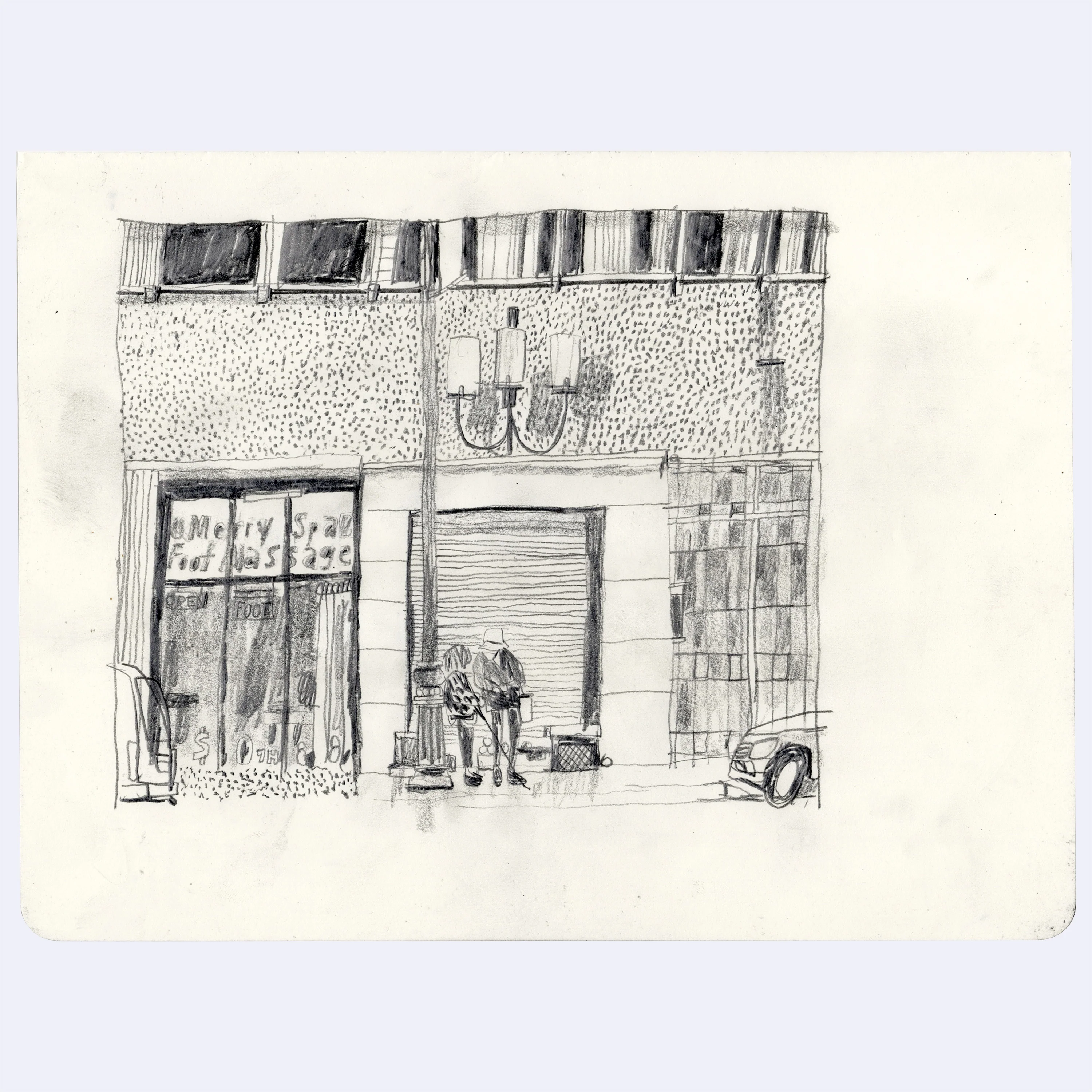 Sitting Outside III - #192 - Chris Sasaki - "Chinatown"
