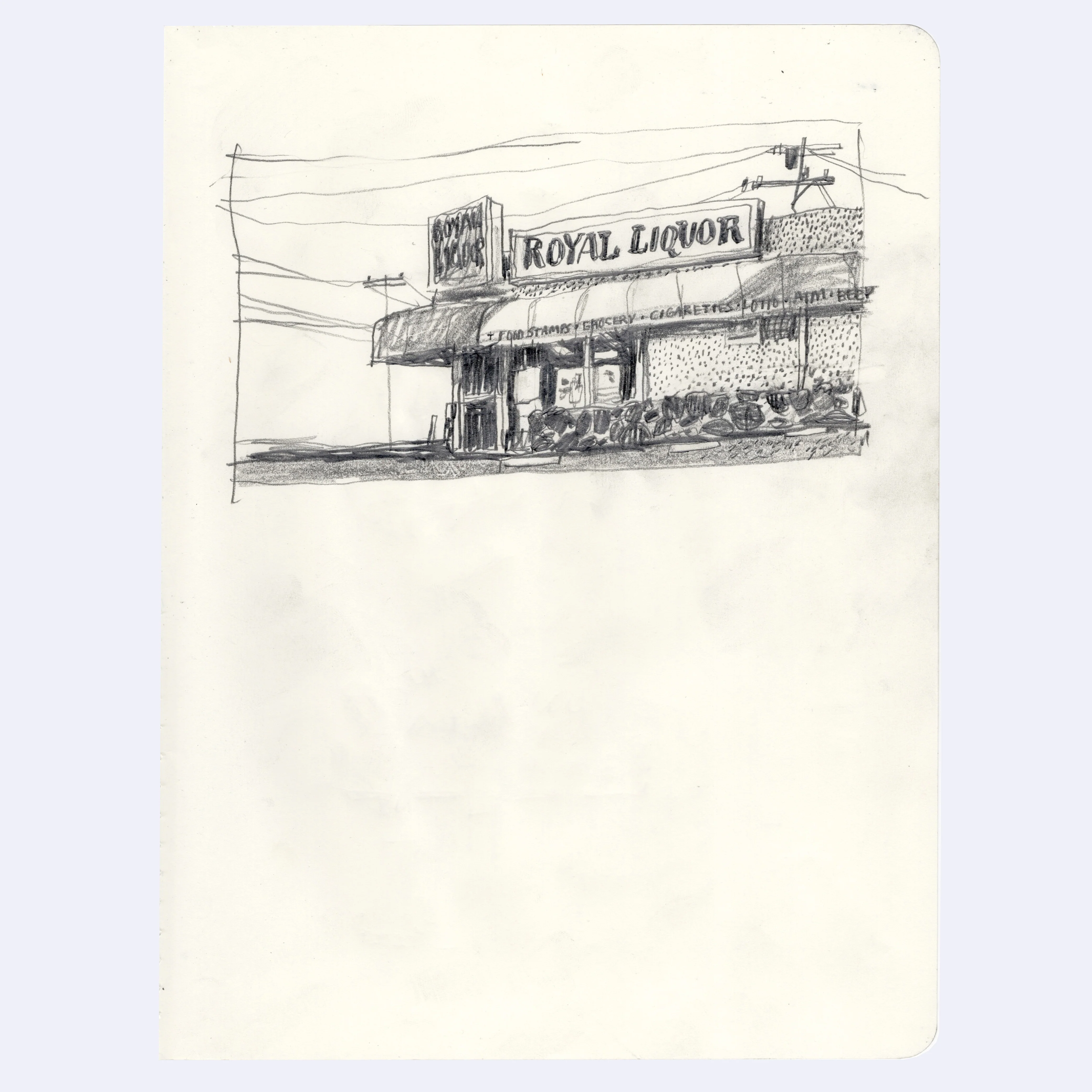 Sitting Outside III - #196 - Chris Sasaki - "Royal Liquor"