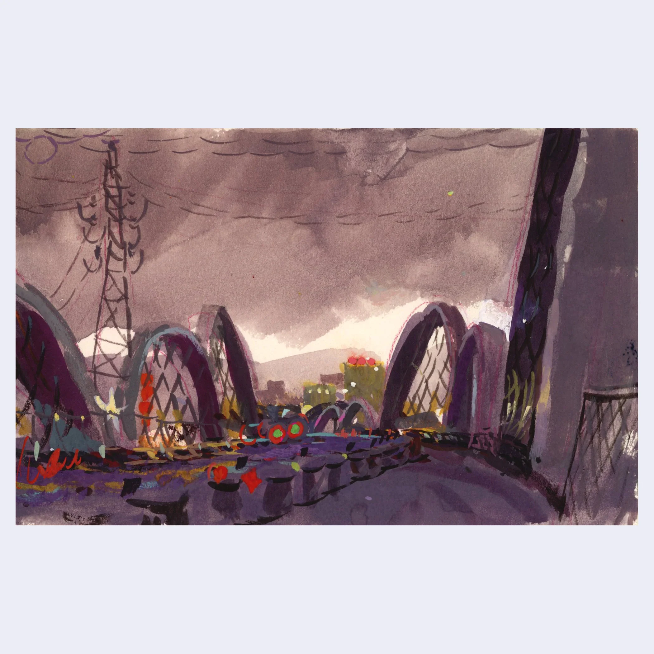 Sitting Outside III - #67 - G Yang - "6th Street Bridge"