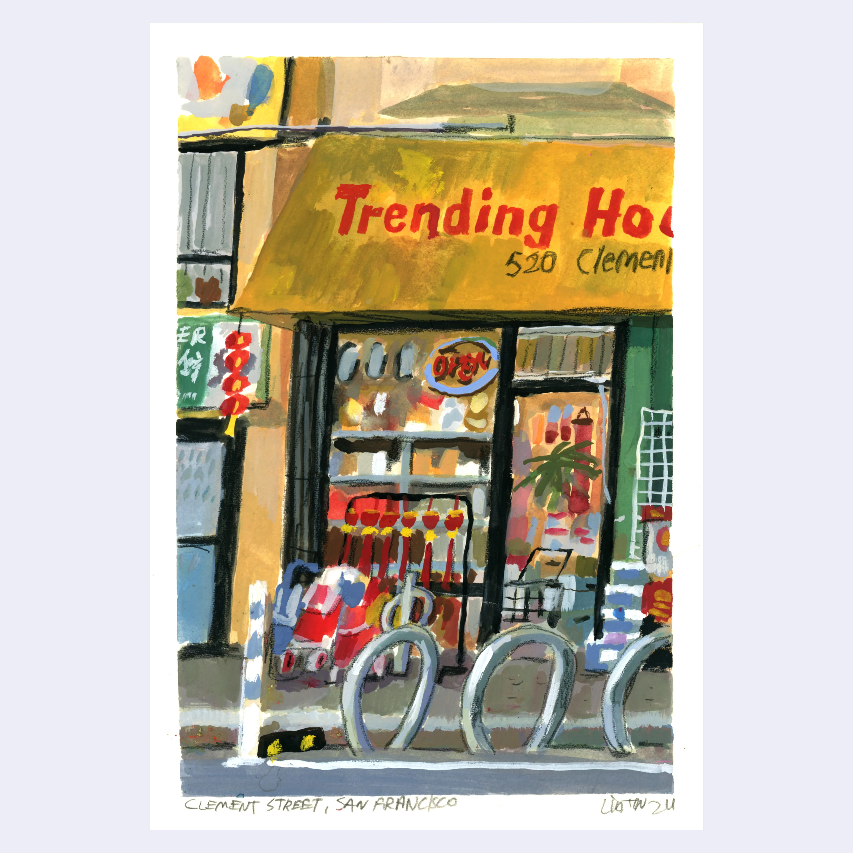 Sitting Outside III - #175 - Lia Tin - "Trending Ho"