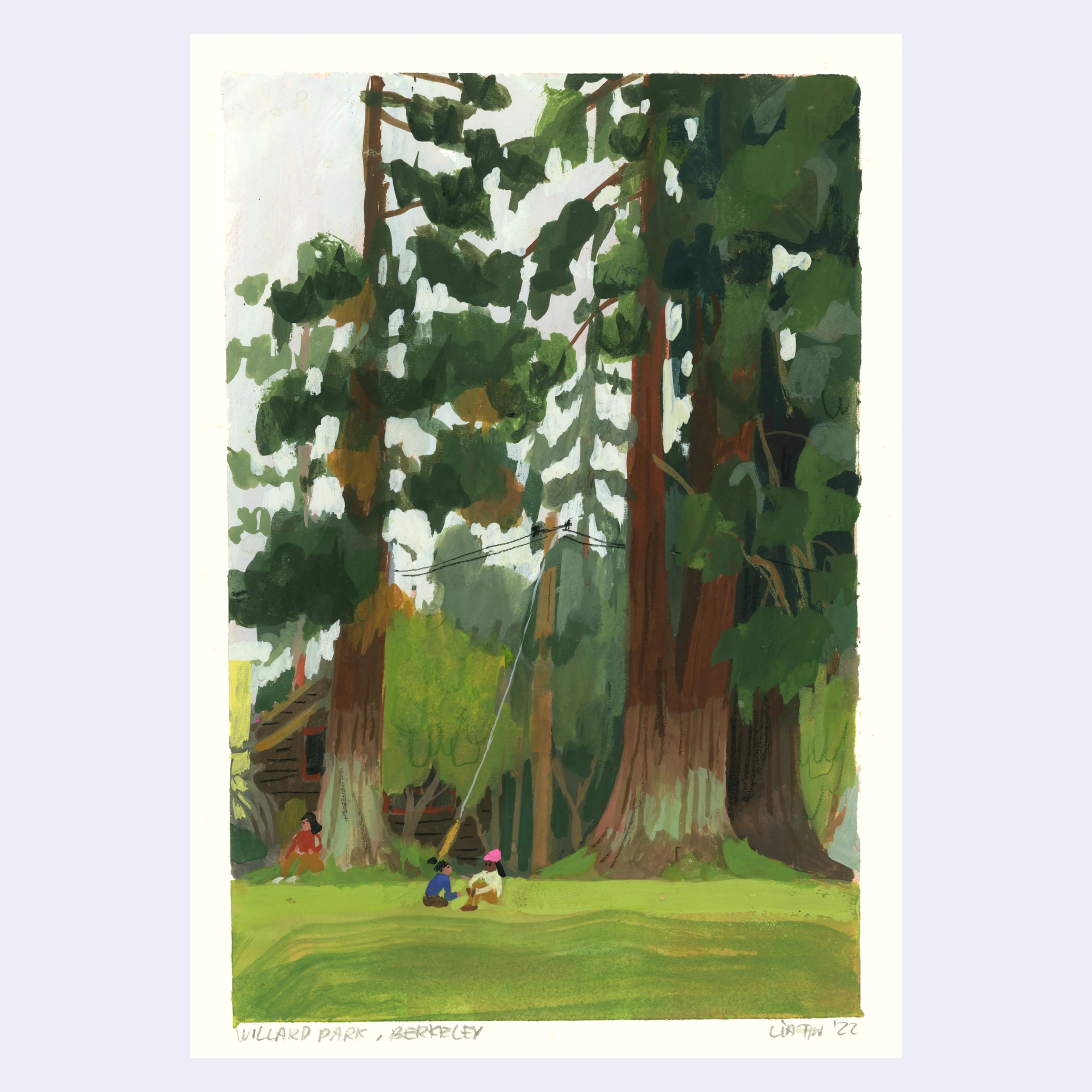 Sitting Outside III - #174 - Lia Tin - "Willard Park"