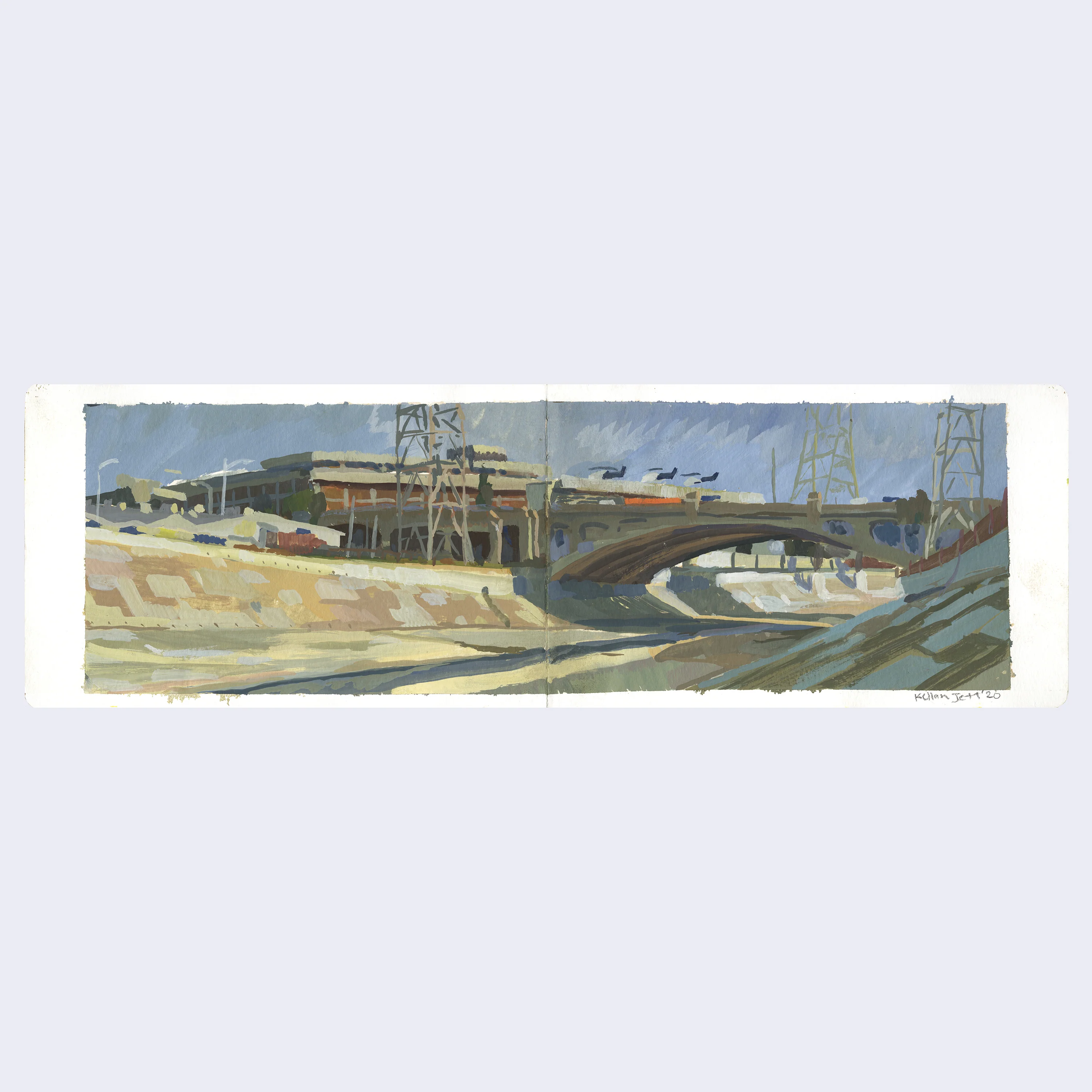 Sitting Outside - #102 - Kellan Jett - "LA River 4" 2020