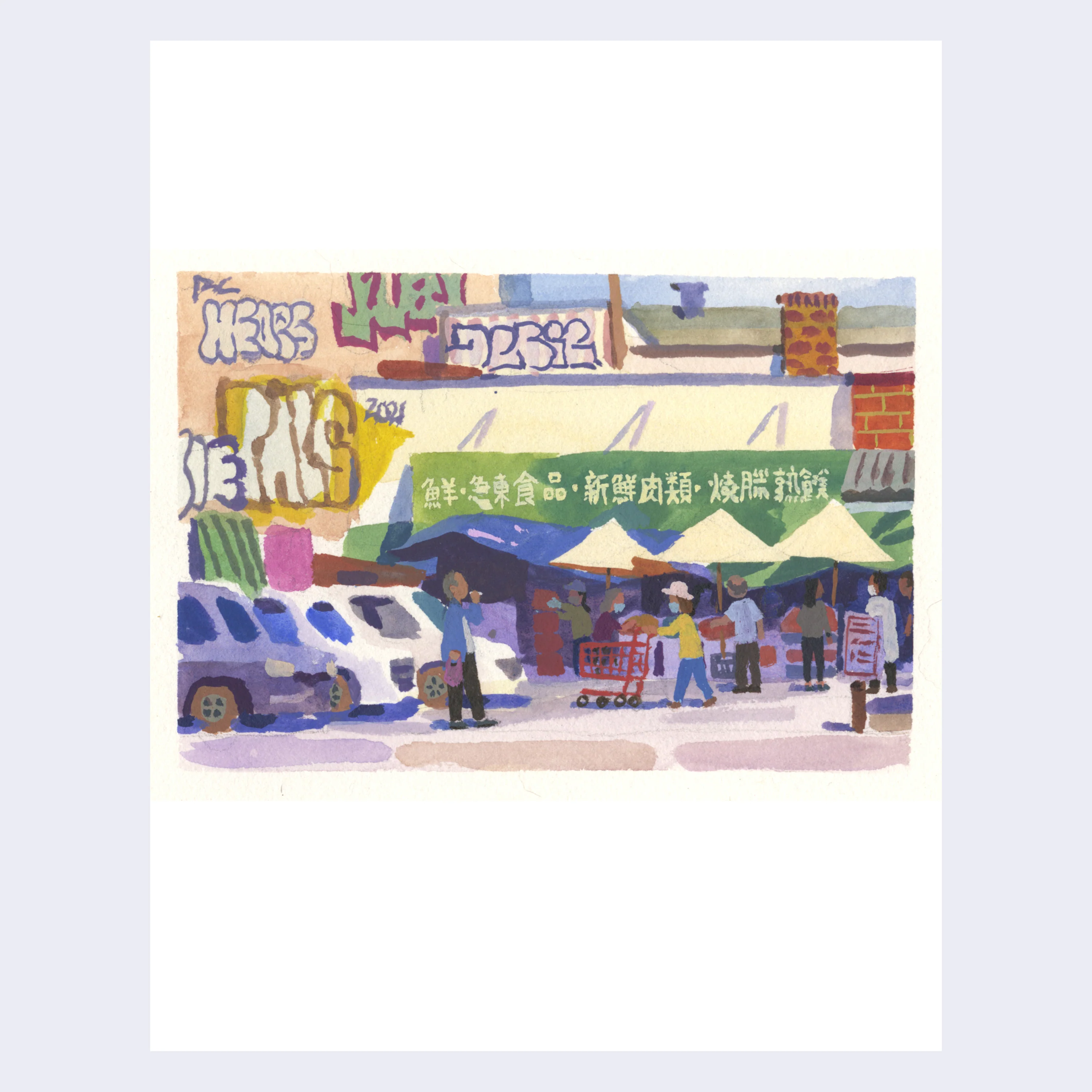 Sitting Outside - #134 - Kevin Laughlin - "New Tin's Market"