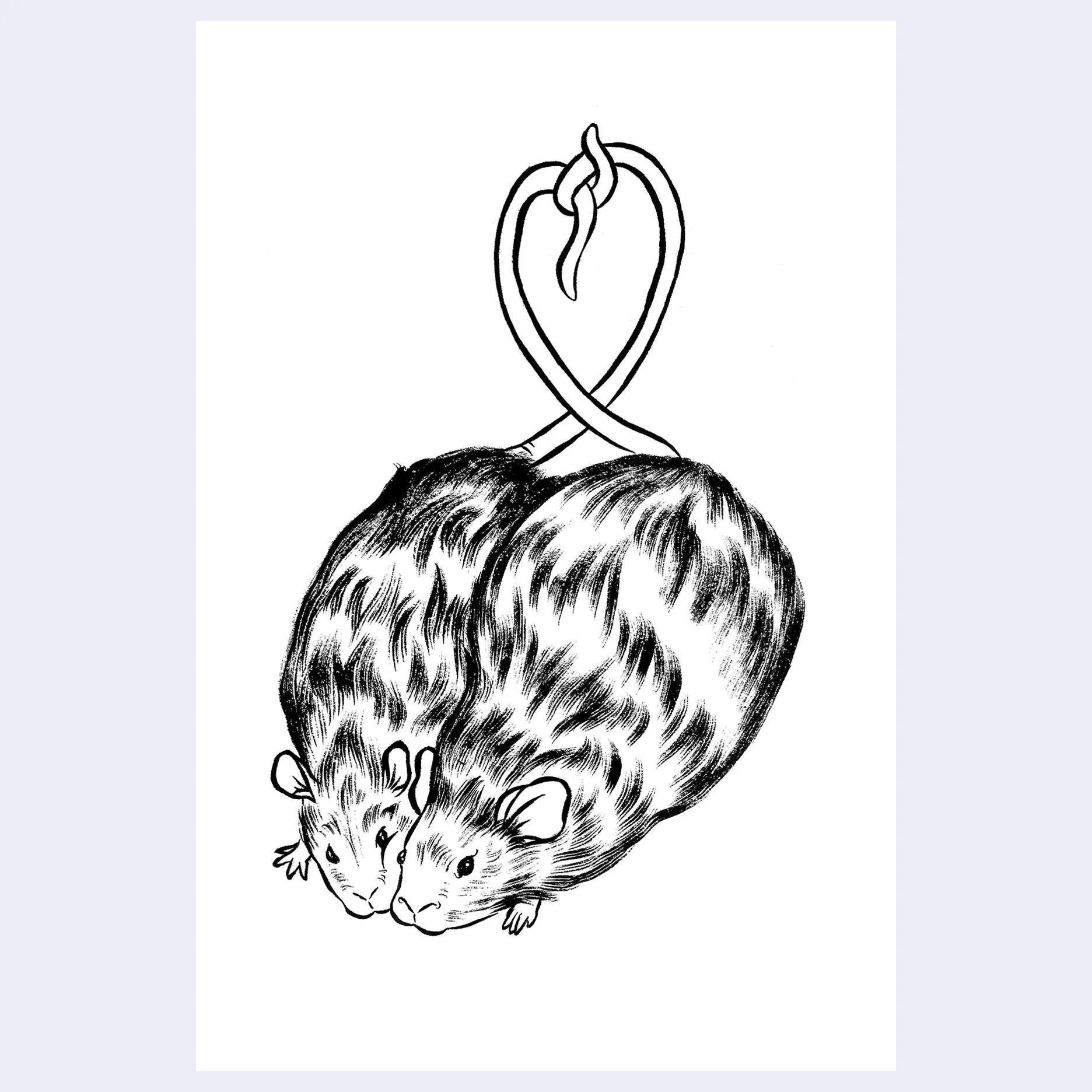 Small World II 2024 - Printed Pony (Nat Center) - "Rats in Love"