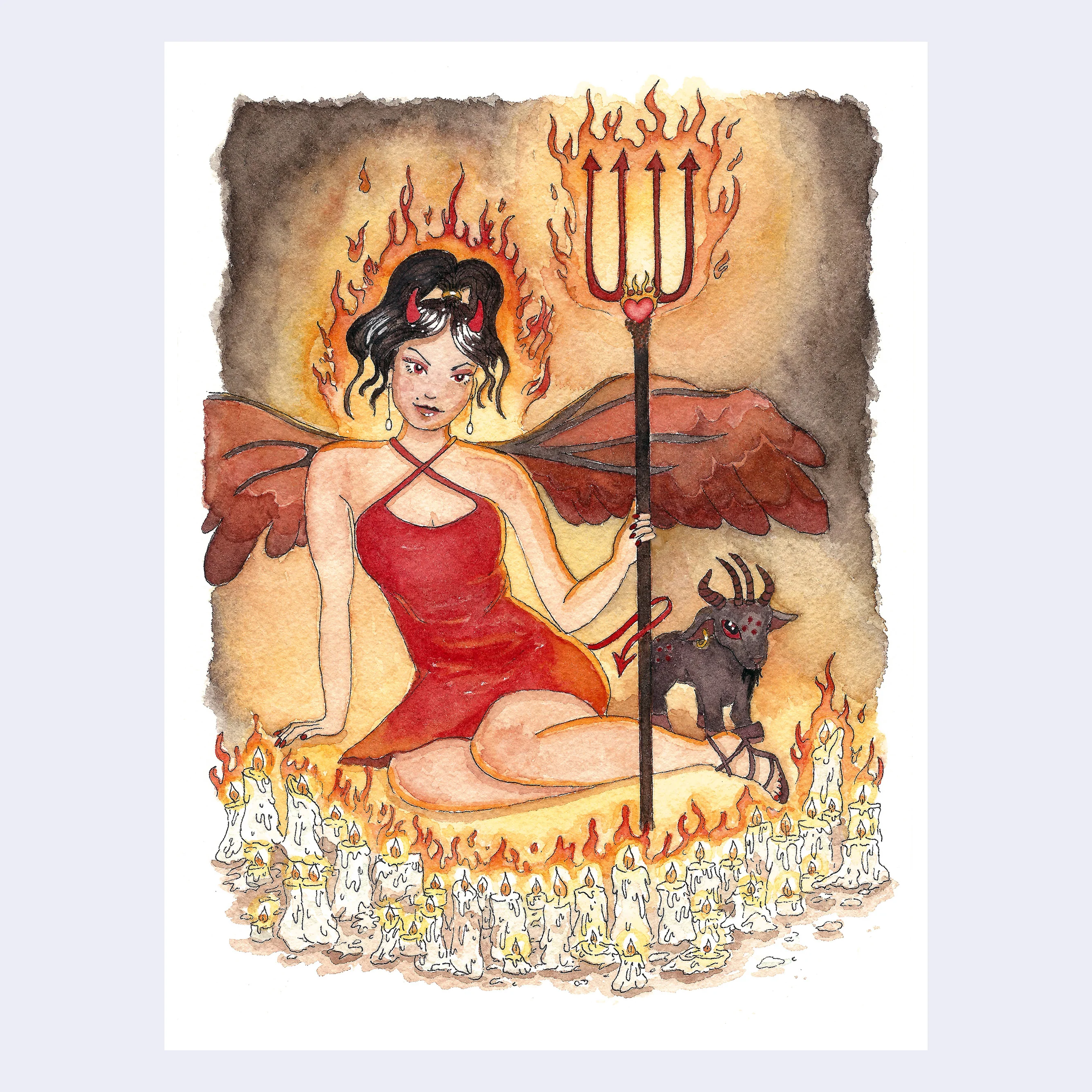 Stacy Javier - "Baa'l's Confidante" Art Print