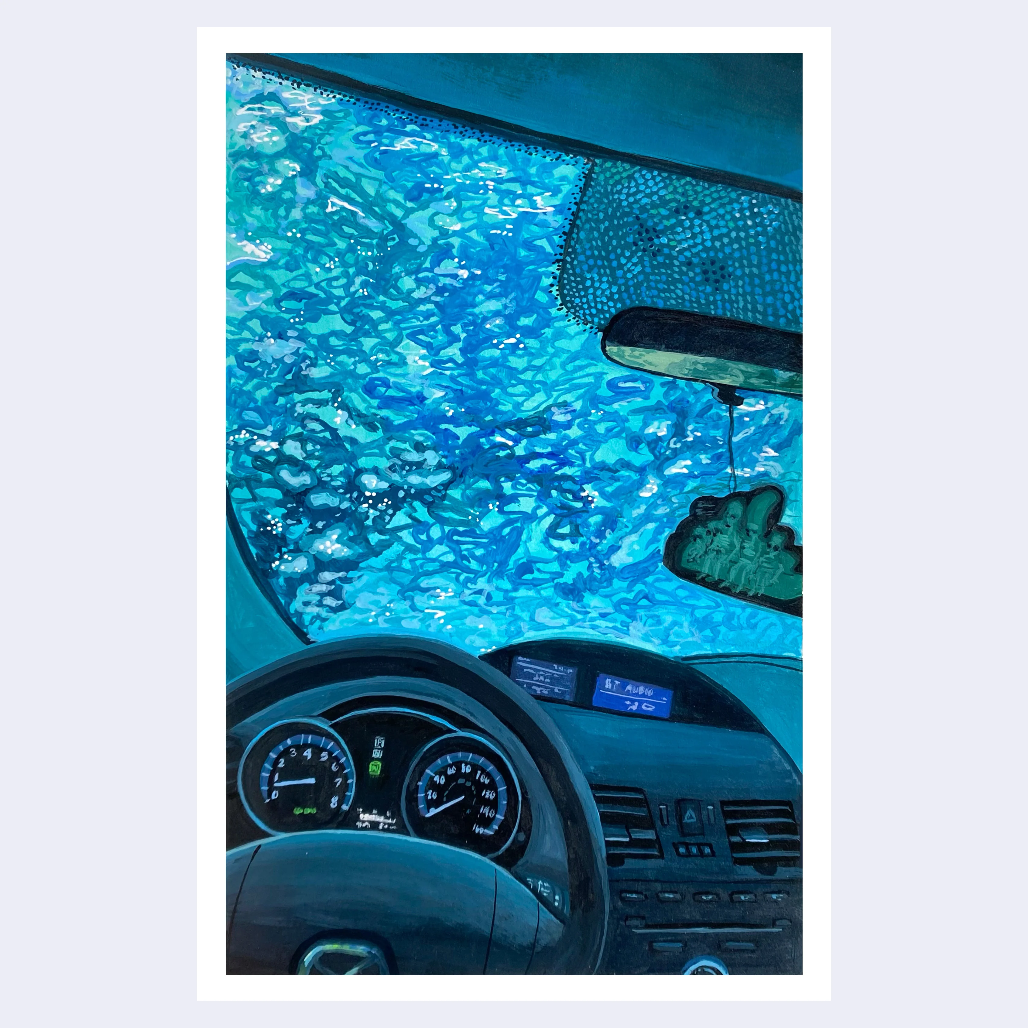 Stacy Javier - "Car Wash" Art Print