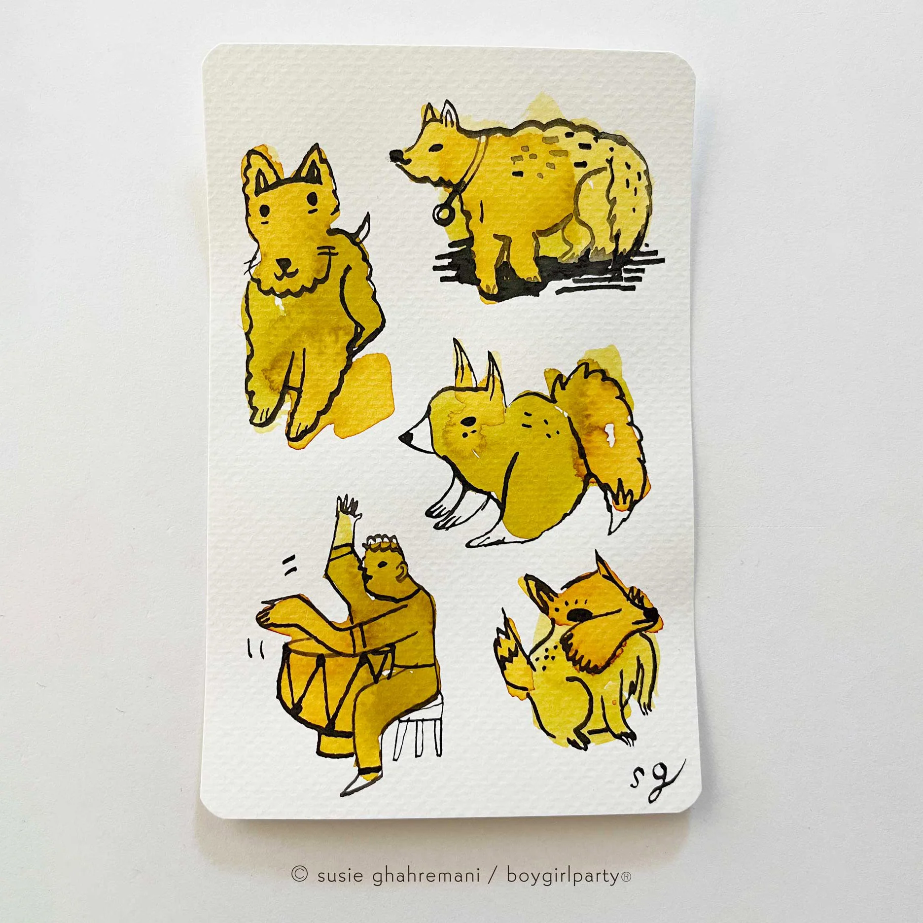 Susie Ghahremani - Bookish - #89 - "Inkblot Drawing #9"