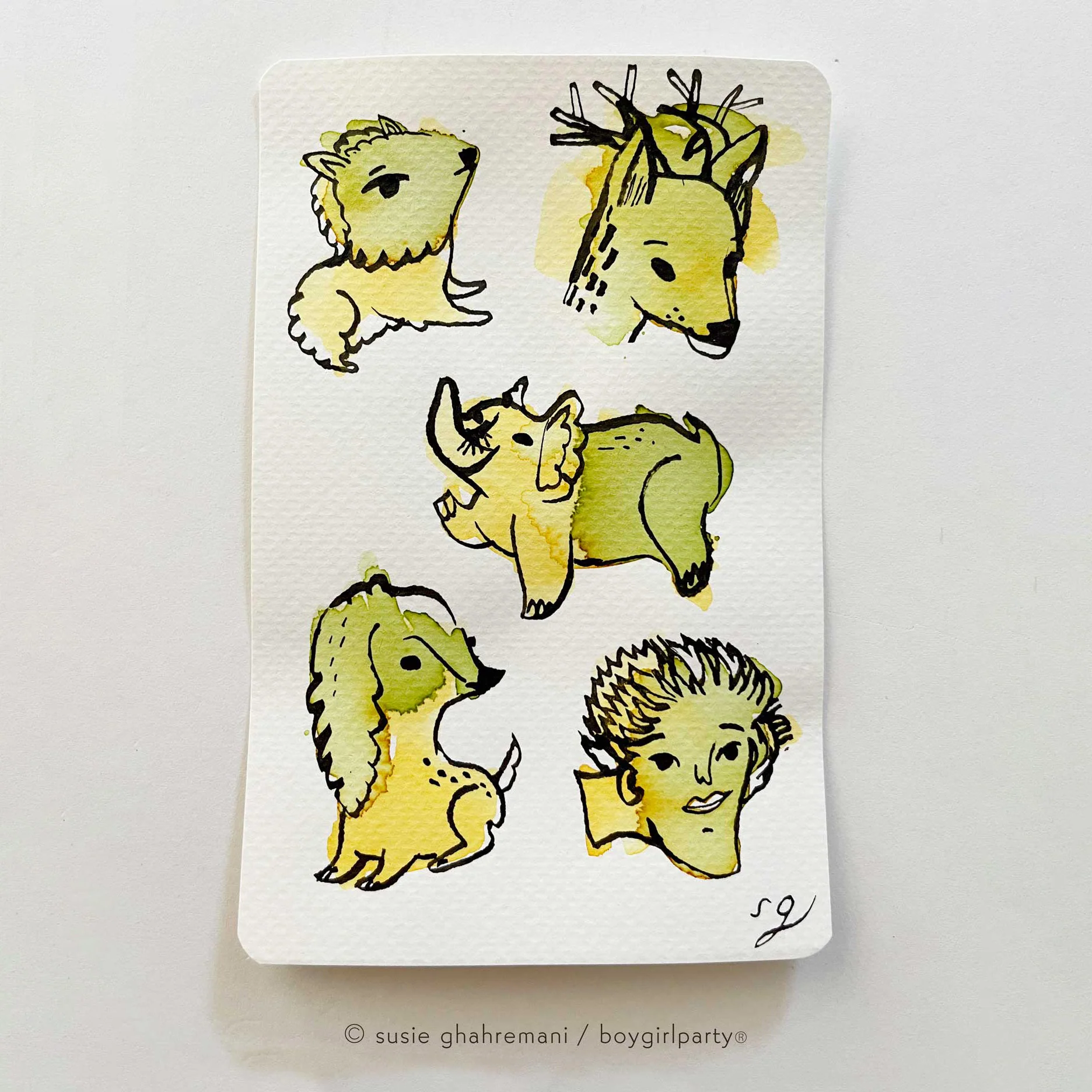 Susie Ghahremani - Bookish - #91 - "Inkblot Drawing #11"