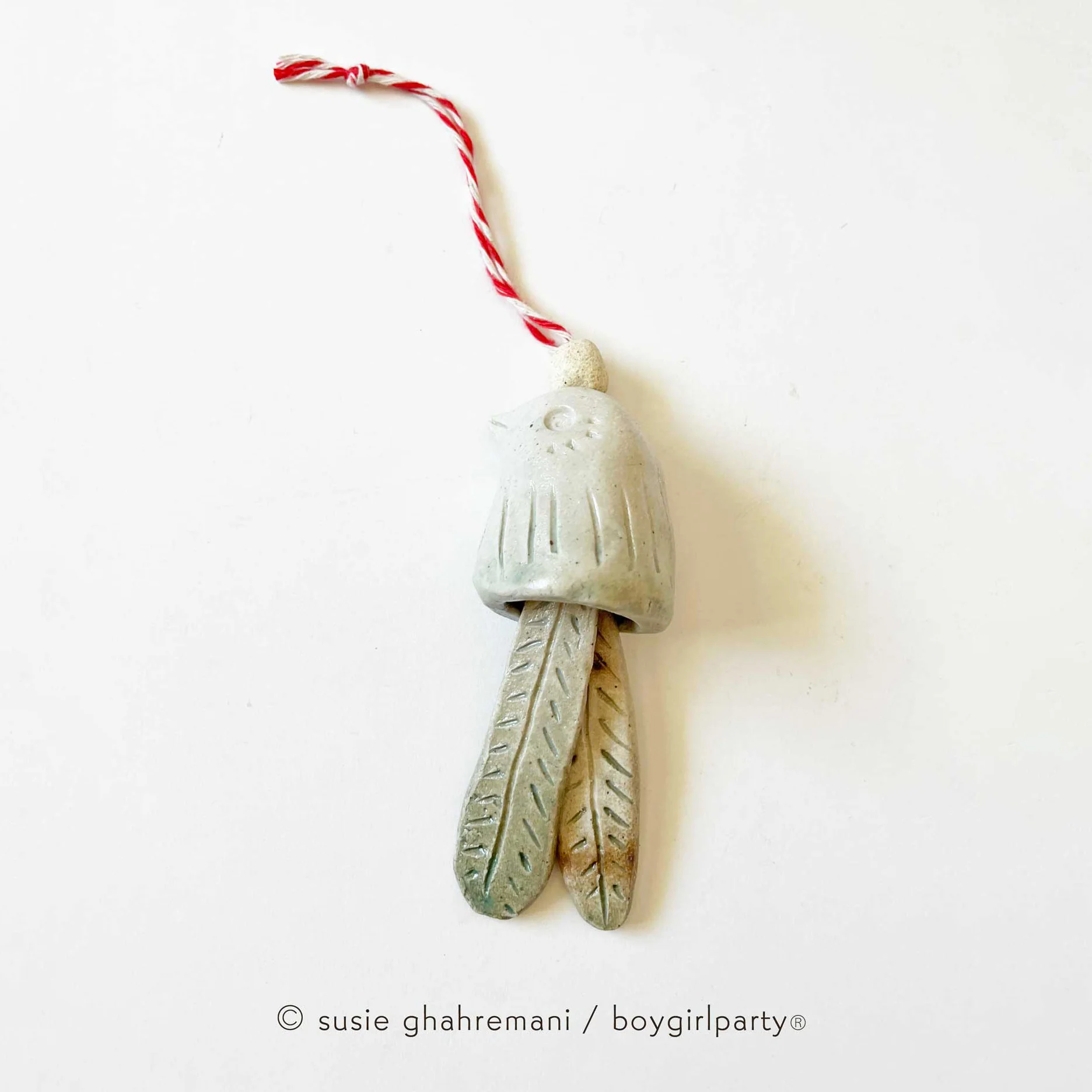 Susie Ghahremani - Bookish - #61 - "Ceramic Bird Bell 3"
