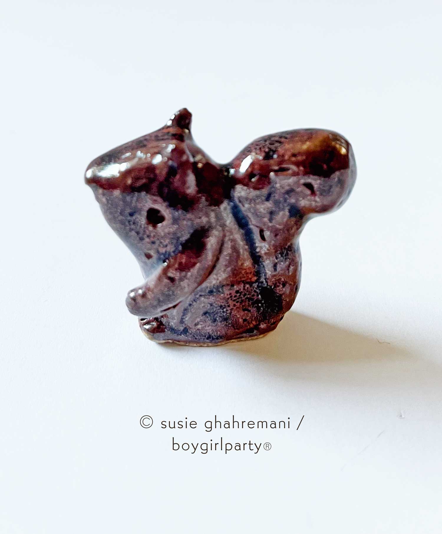 Susie Ghahremani - Bookish - #67 - "Ceramic Tiny Squirrel" - Image 3