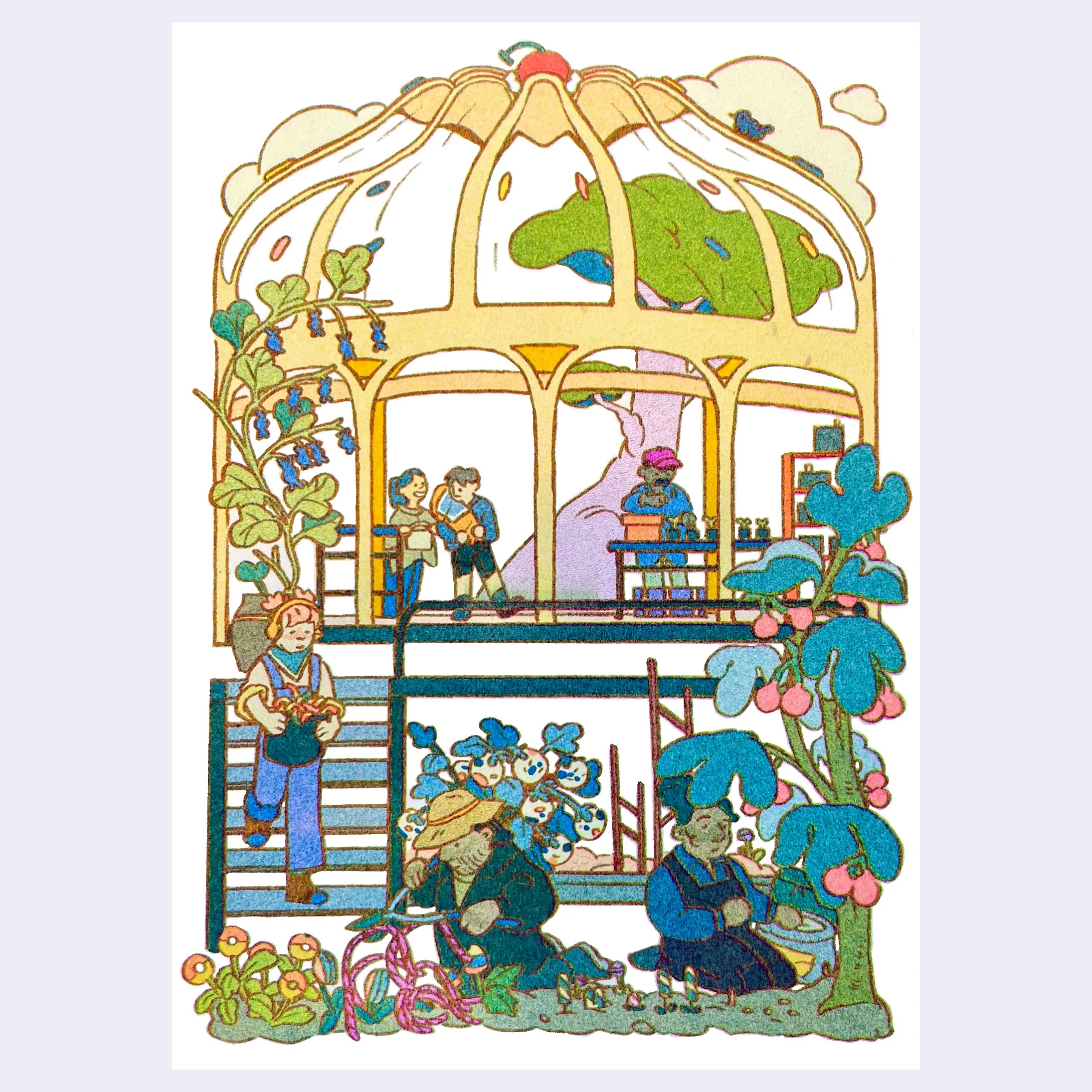 Sweet Tooth 2026 - Emma Mathewson - "Candy Gardens" Risograph