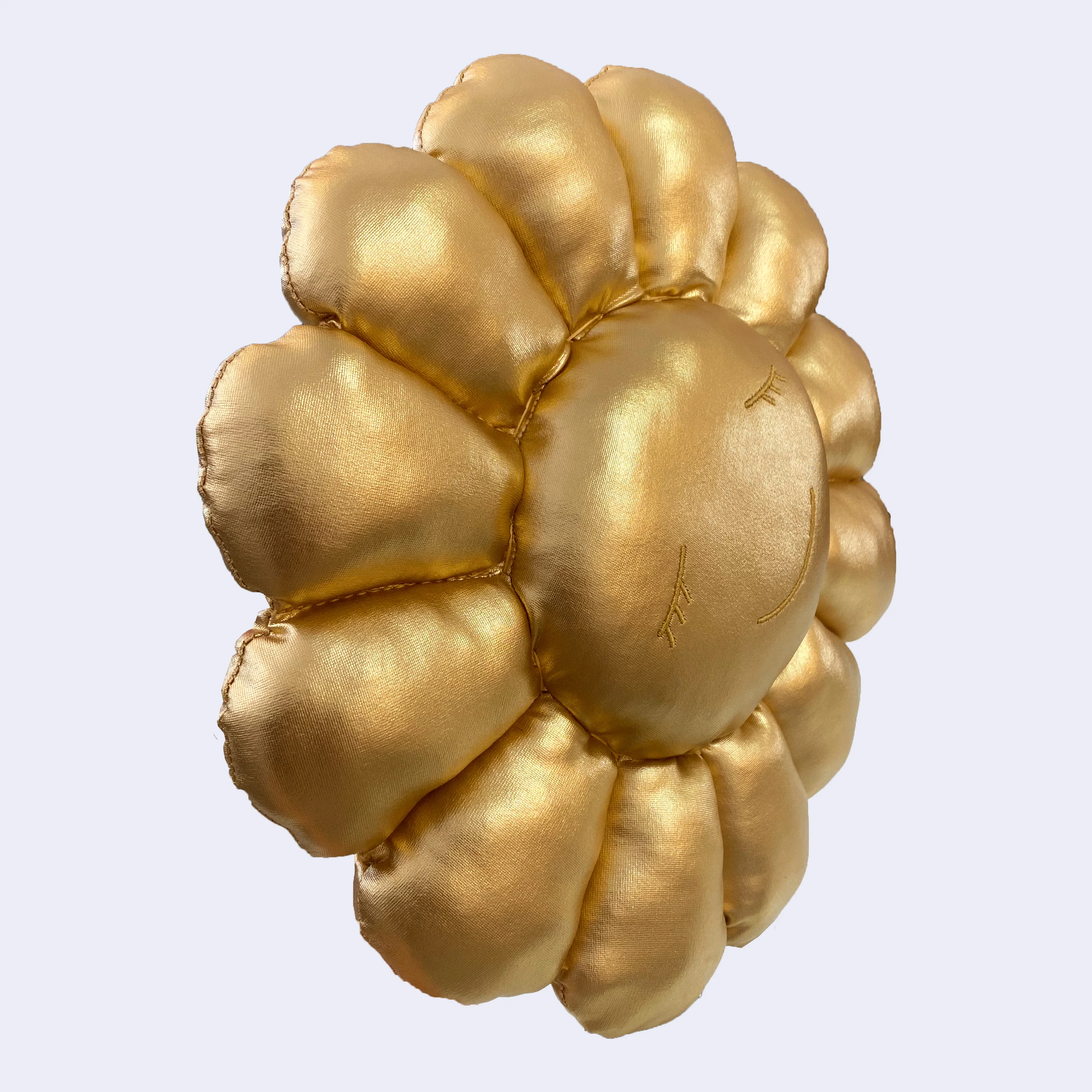 Takashi Murakami - Gold Flower Plush Cushion - Image 3