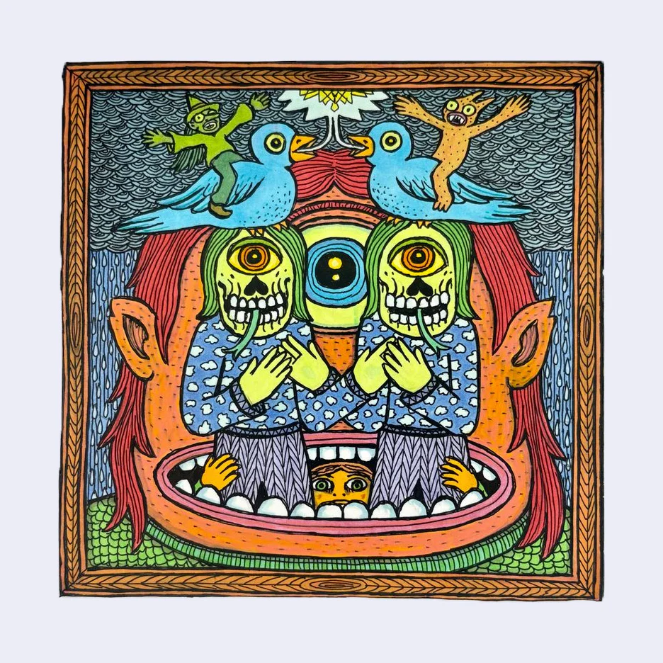 Theo Ellsworth - New Thought Form Folk - #28 - "Cyclops Warlock"