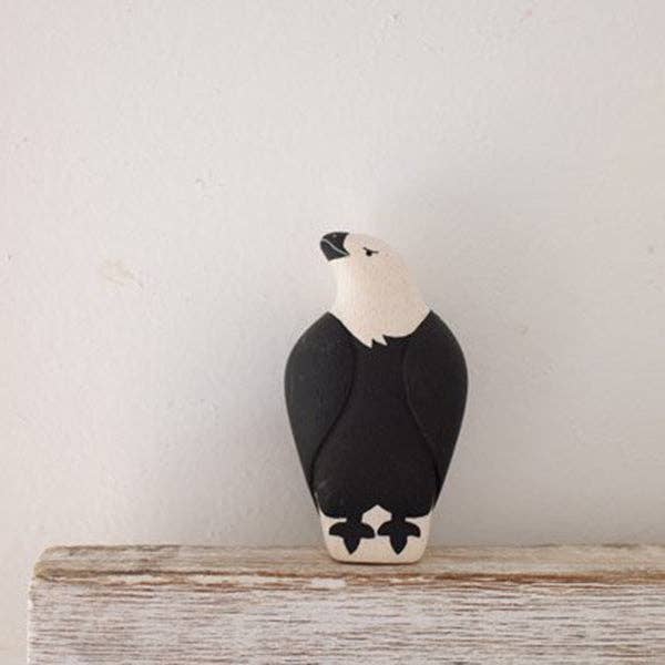 Wooden Animal Figure - Eagle Bird - Image 5