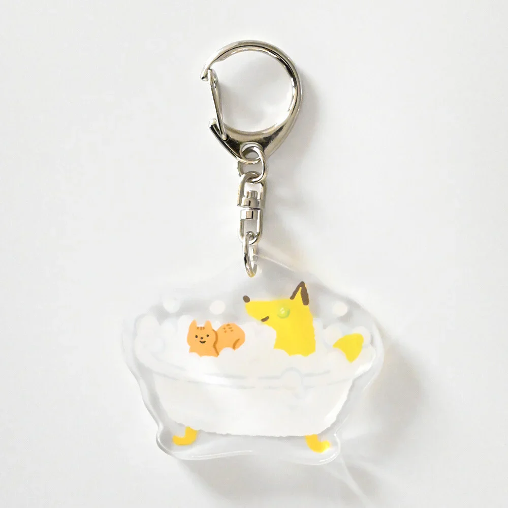 Yamanoha Chonaikai Acrylic Keychain (Beauty Bath) - Image 2